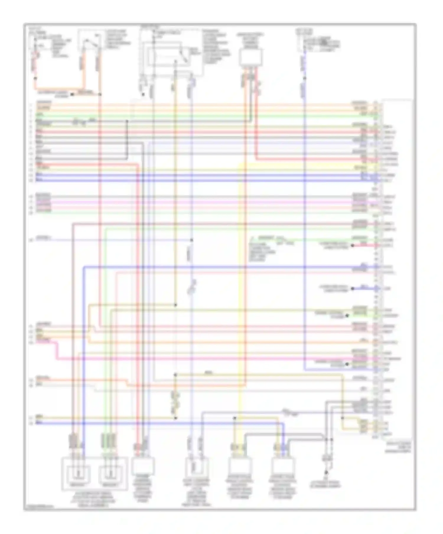 Titan Nissan I facelift (2007-2015): Wiring diagram engine performance 5.6l flex fuel (4 of 4)