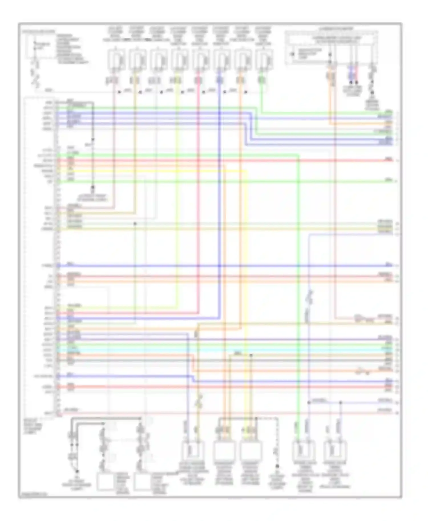 Titan Nissan I facelift (2007-2015): Wiring diagram engine performance 5.6l (1 of 4)