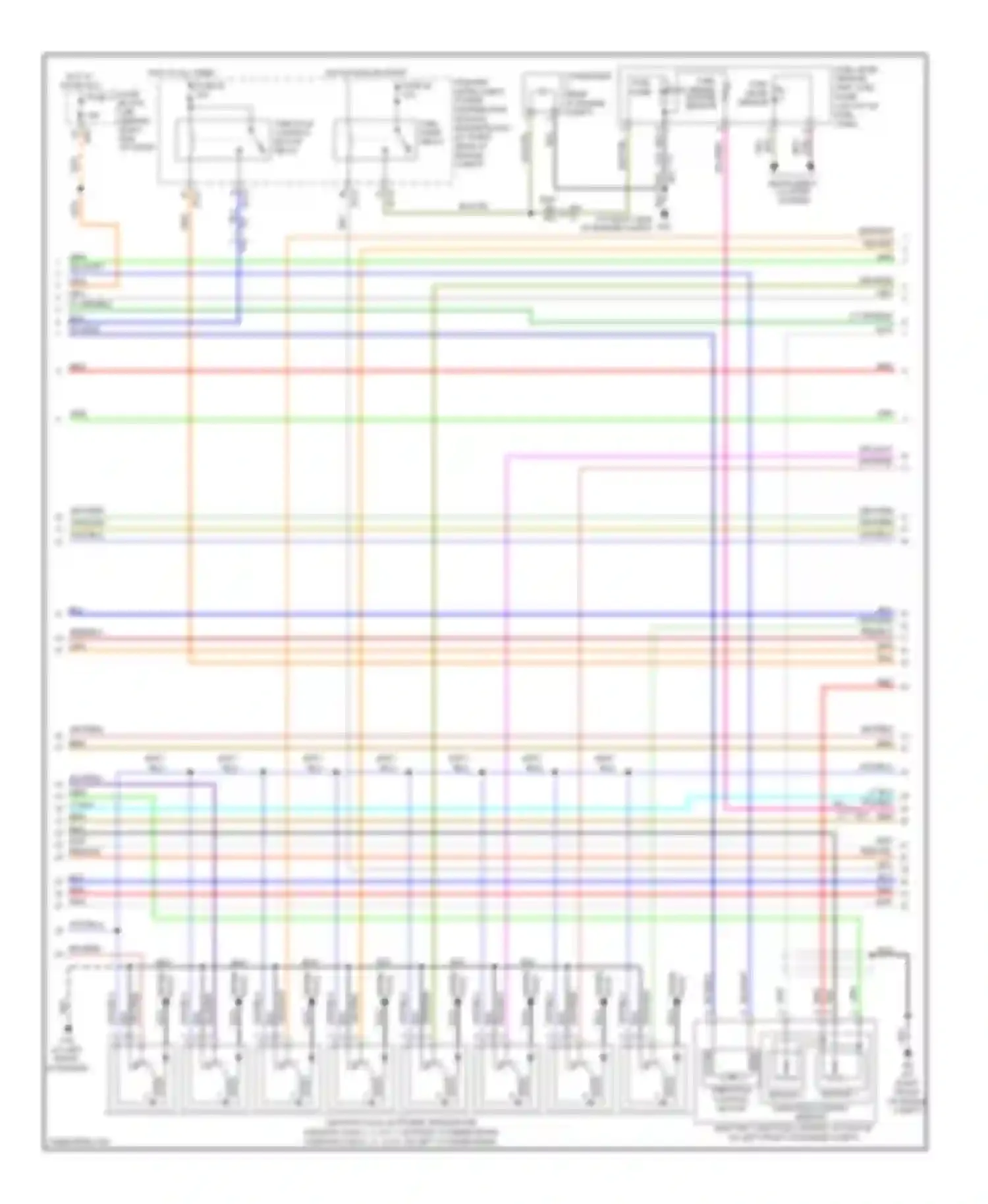Titan Nissan I facelift (2007-2015): Wiring diagram engine performance 5.6l (2 of 4)