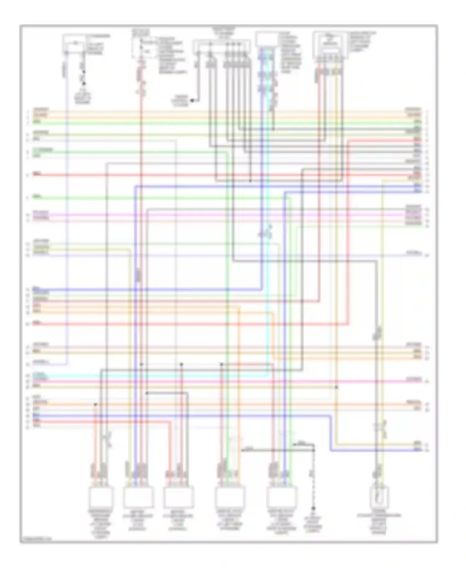 Titan Nissan I facelift (2007-2015): Wiring diagram engine performance 5.6l (3 of 4)