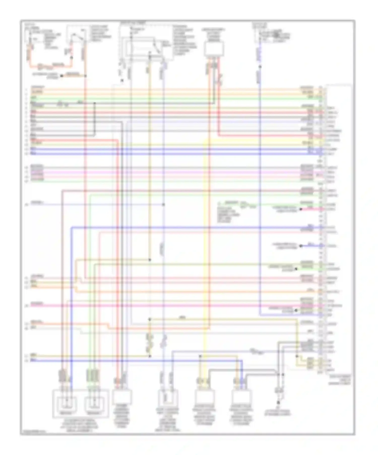 Titan Nissan I facelift (2007-2015): Wiring diagram engine performance 5.6l (4 of 4)
