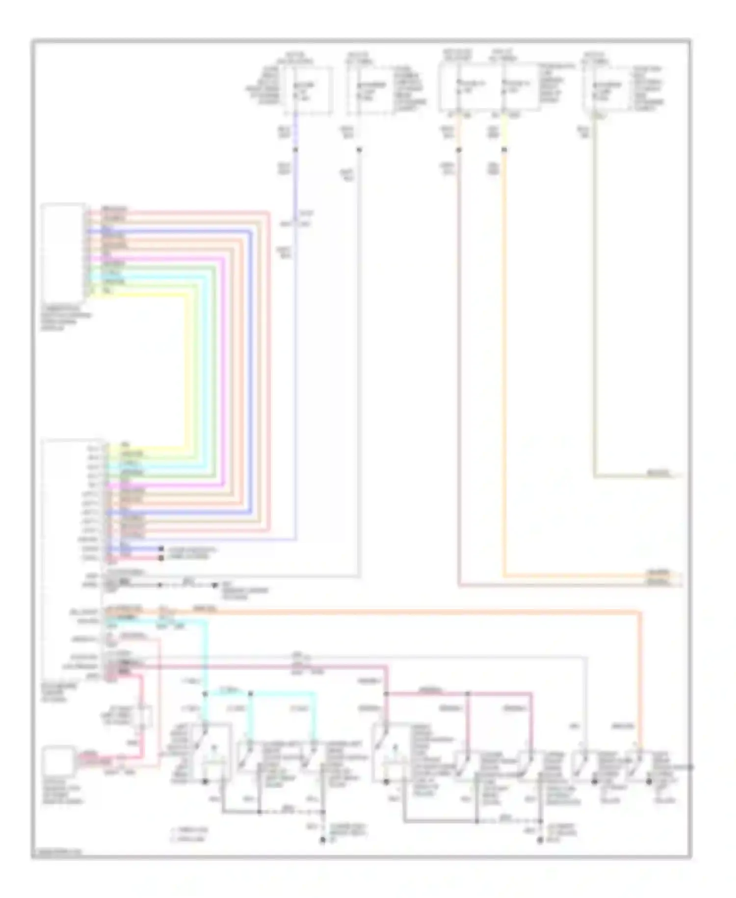 Titan Nissan I facelift (2007-2015): Autolamps circuit, without drl (1 of 2)
