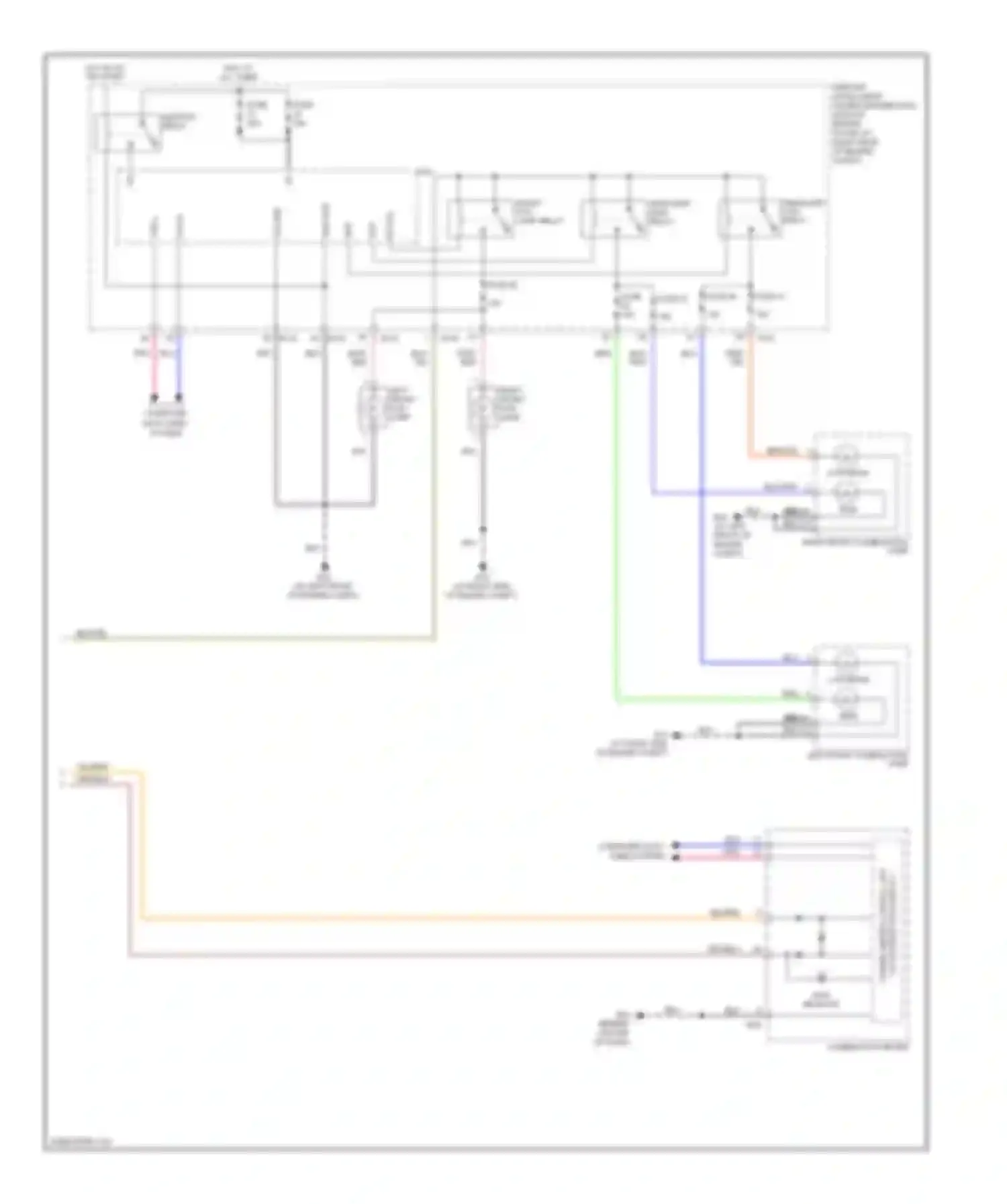 Titan Nissan I facelift (2007-2015): Autolamps circuit, without drl (2 of 2)
