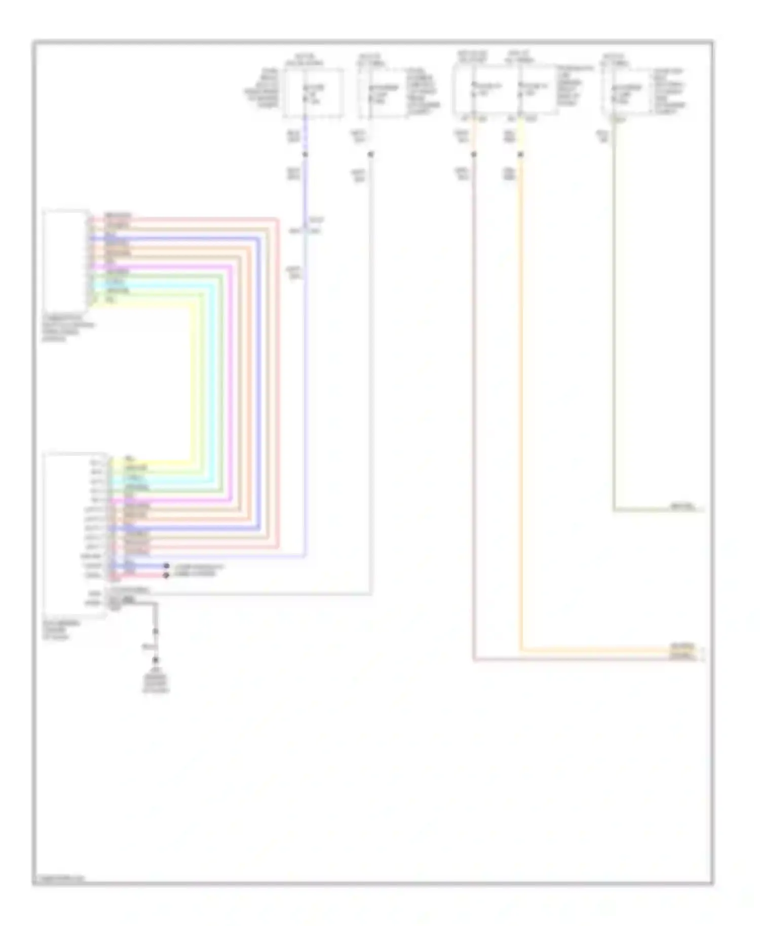 Titan Nissan I facelift (2007-2015): Headlamps circuit, with drl (1 of 2)