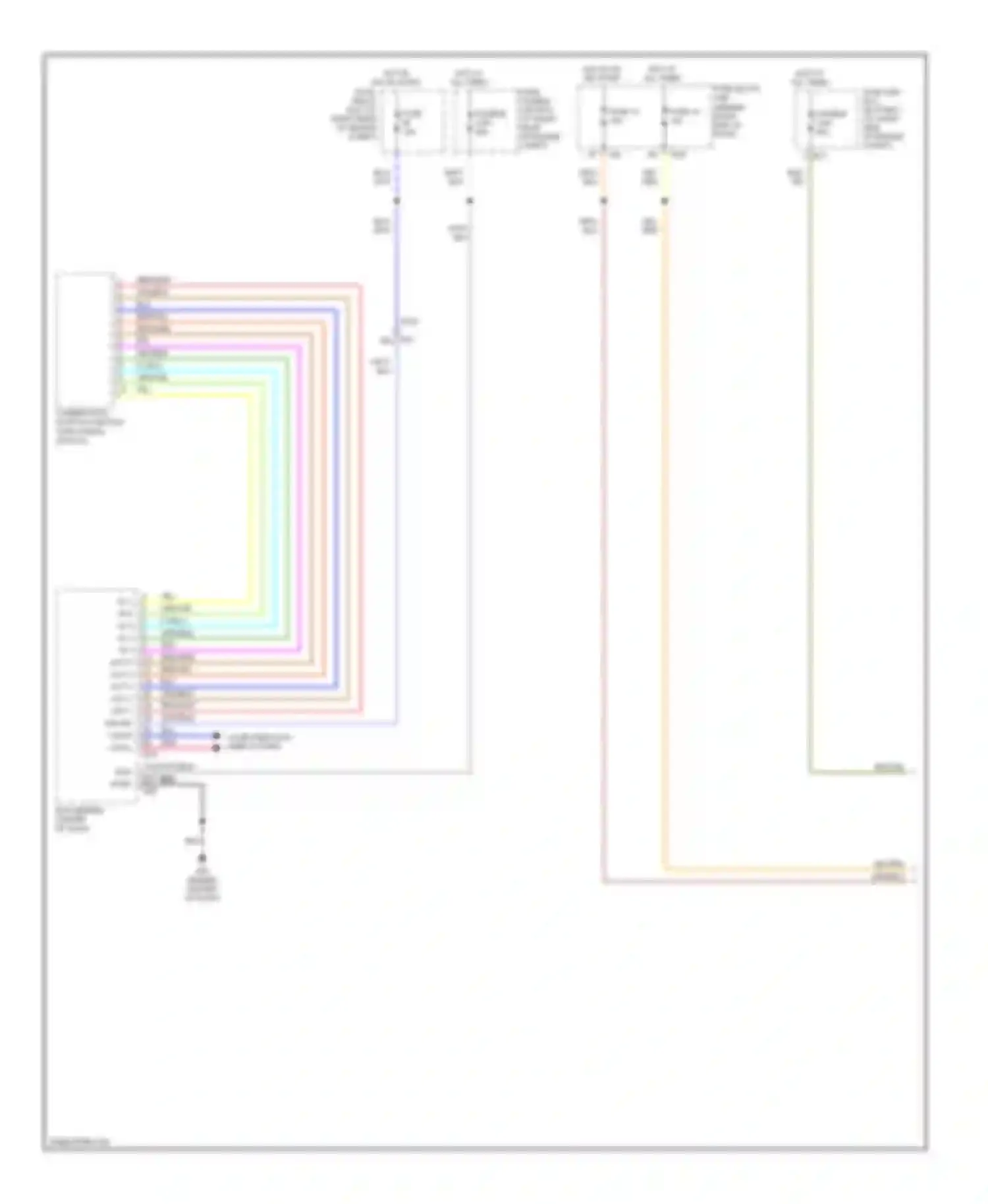 Titan Nissan I facelift (2007-2015): Headlamps circuit, without drl (1 of 2)