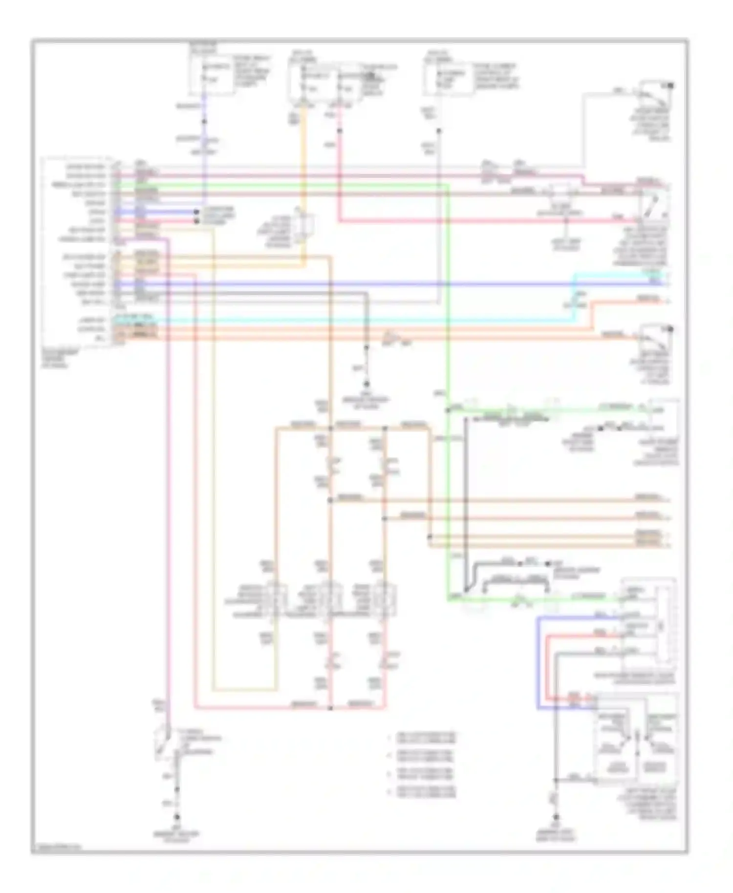 Titan Nissan I facelift (2007-2015): Courtesy lamps circuit (1 of 2)