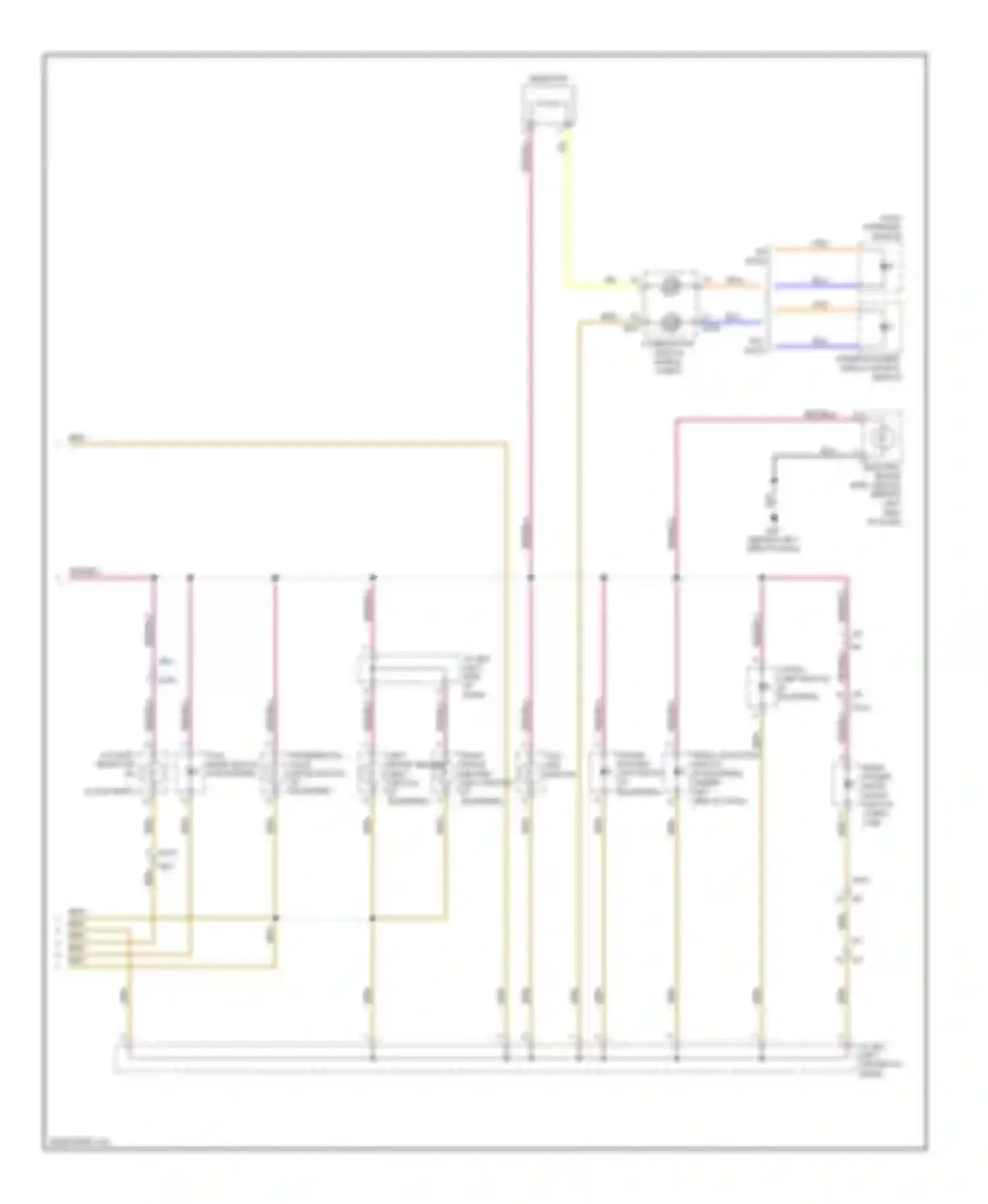 Titan Nissan I facelift (2007-2015): Instrument illumination circuit (3 of 3)