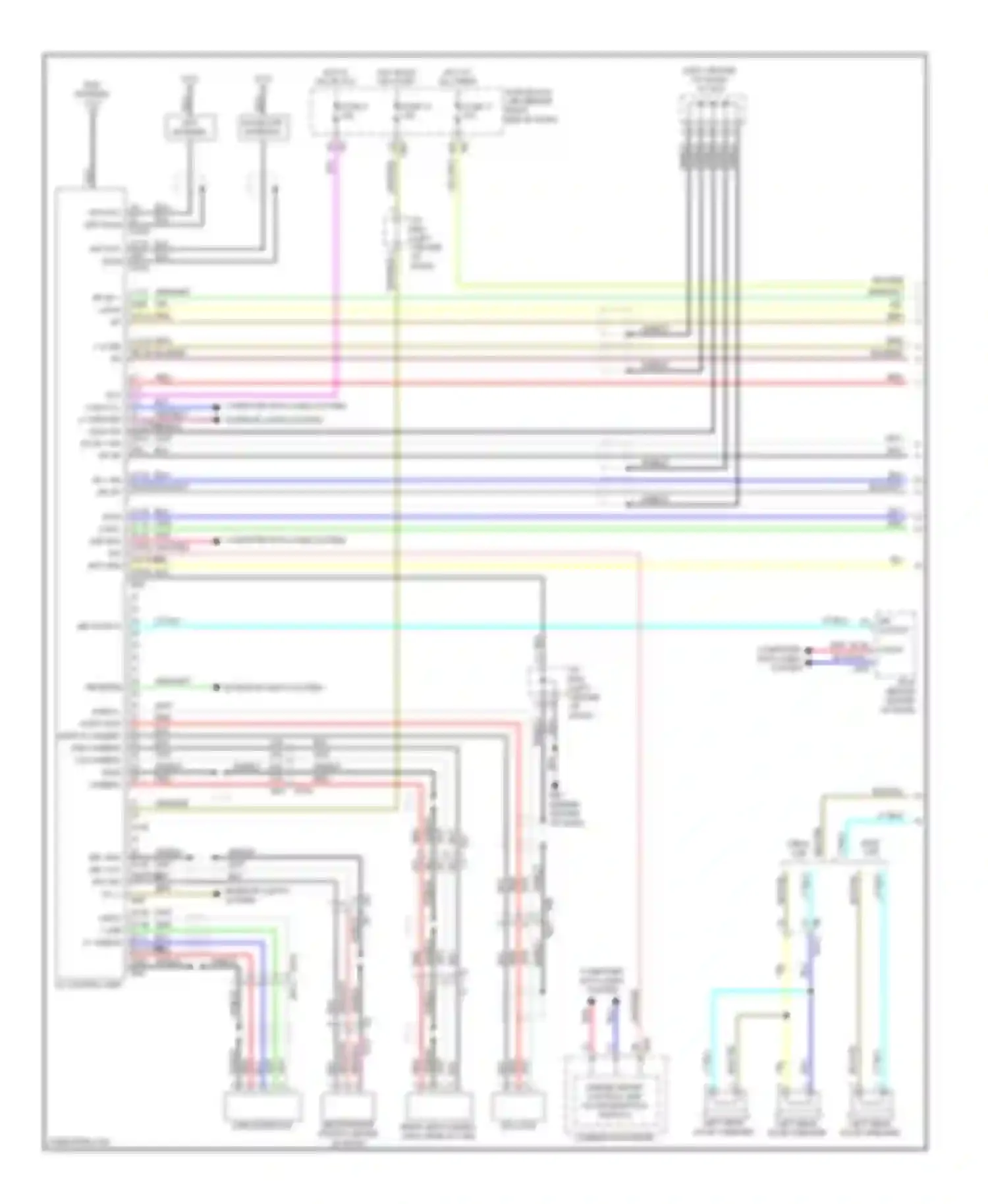 Titan Nissan I facelift (2007-2015): Navigation circuit (1 of 2)