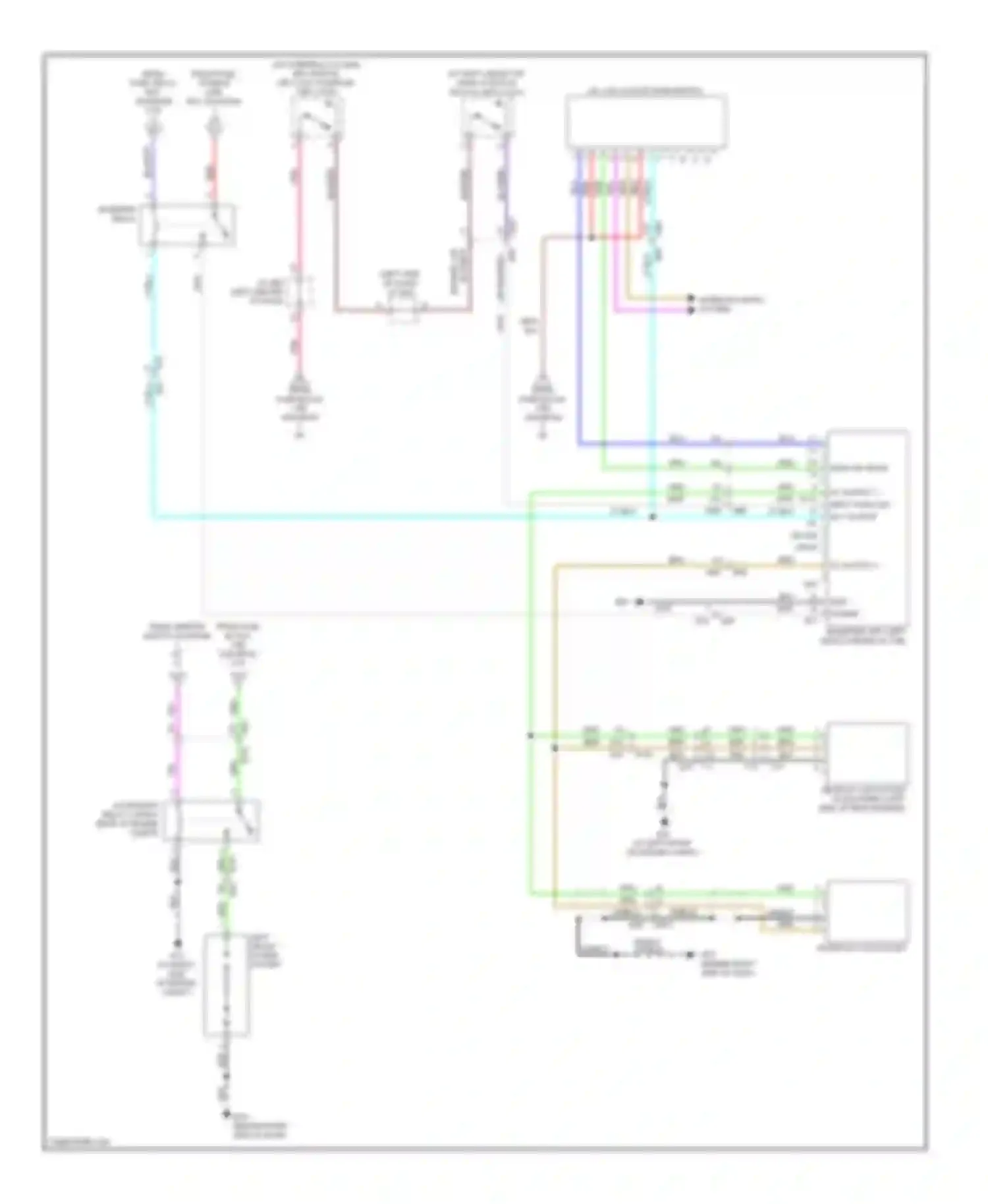 Titan Nissan I facelift (2007-2015): Power distribution circuit (3 of 3)