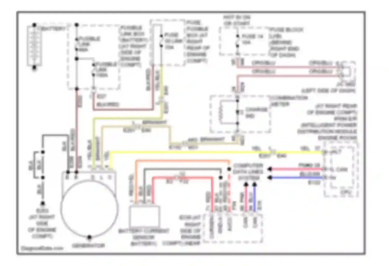Titan Nissan I facelift (2007-2015): Charging circuit