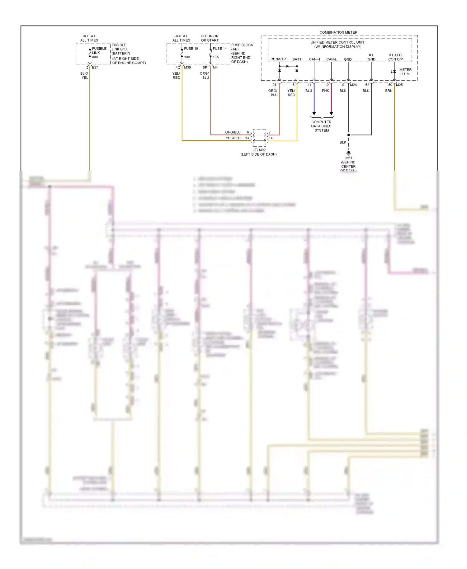 Wiring diagram automatic a/c for Nissan Titan I facelift (2007-2015) (1 of 1)