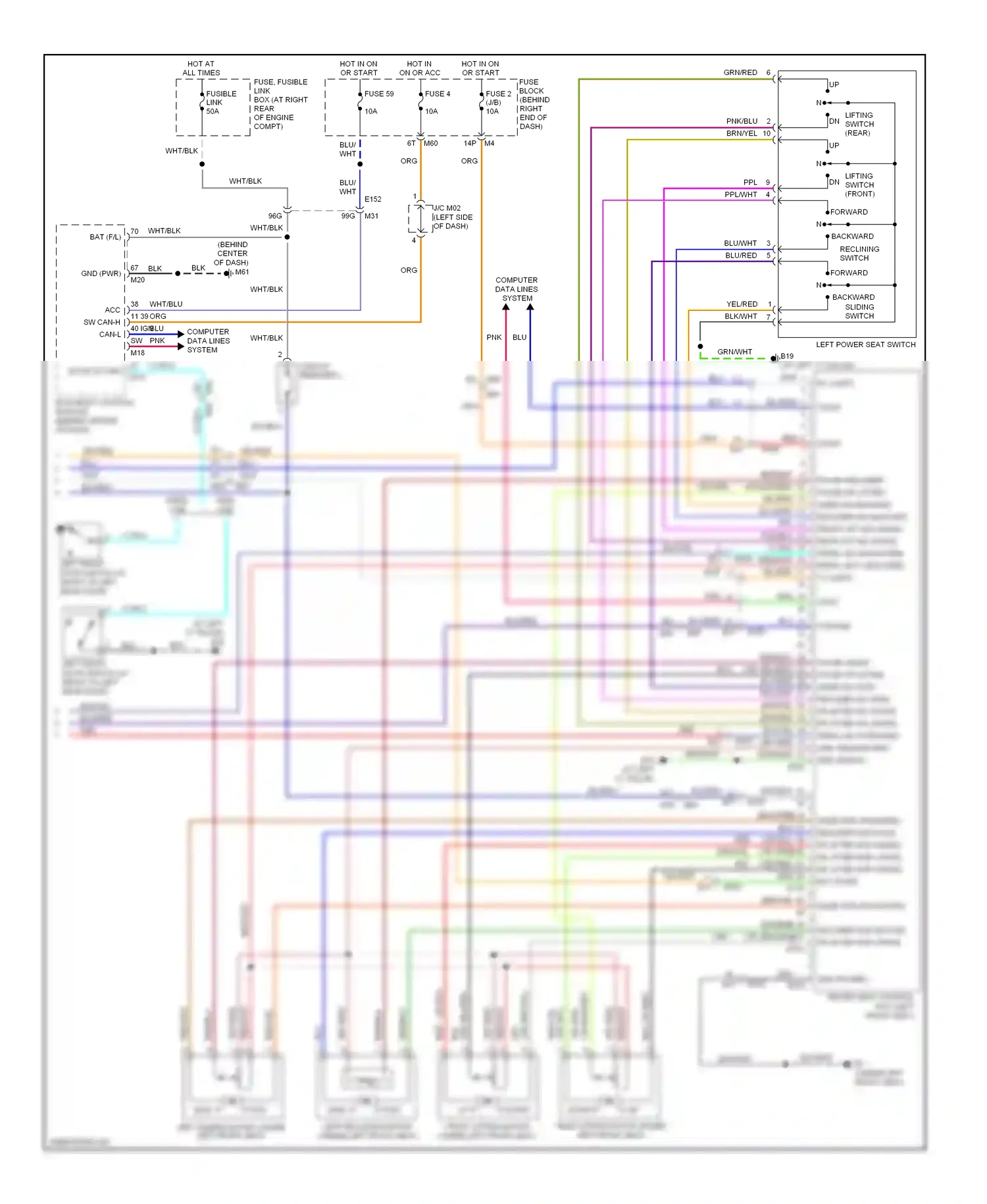 Wiring diagram computer data lines system for Nissan Titan I facelift (2007-2015) (35 of 53)