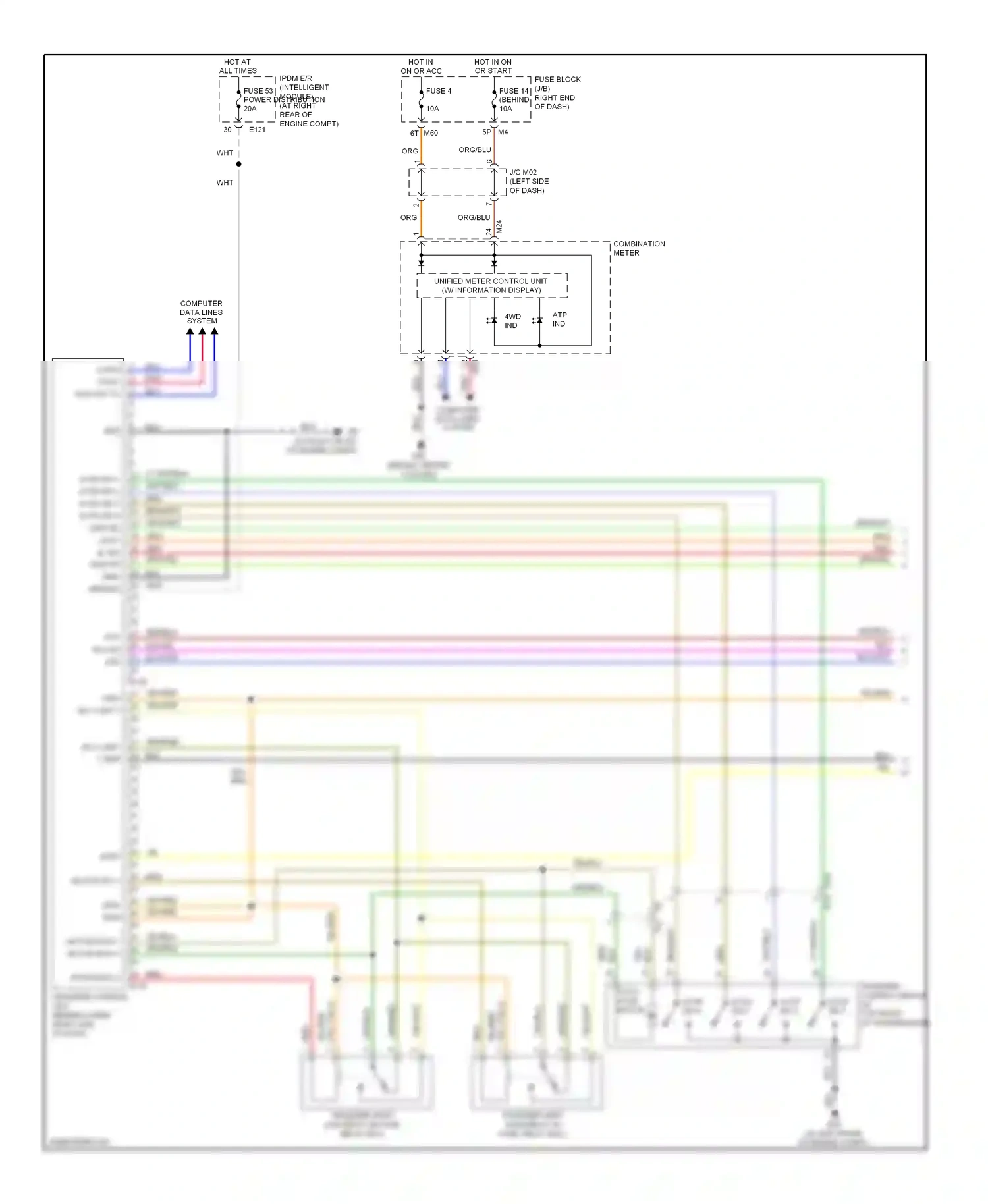 Wiring diagram computer data lines system for Nissan Titan I facelift (2007-2015) (43 of 53)