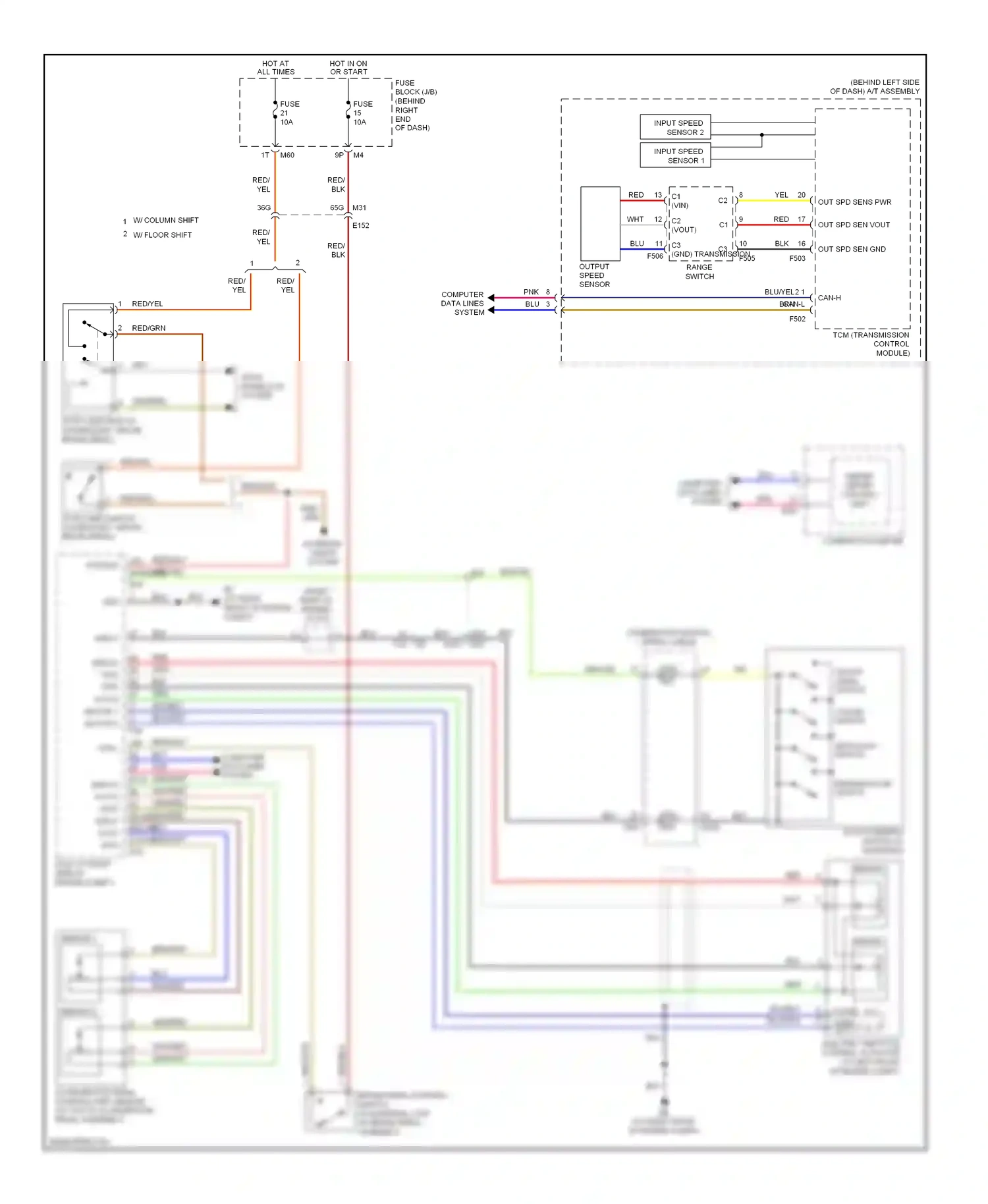 Wiring diagram computer data lines system for Nissan Titan I facelift (2007-2015) (12 of 53)