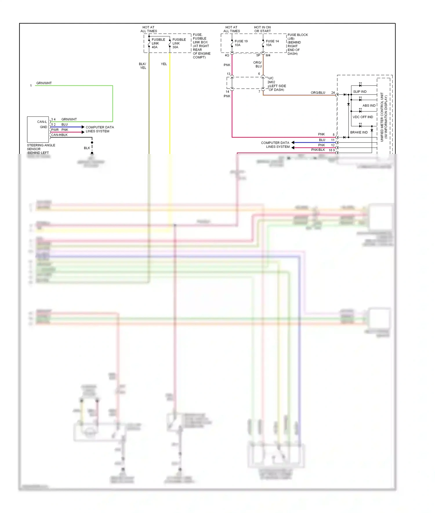 Wiring diagram computer data lines system for Nissan Titan I facelift (2007-2015) (2 of 53)