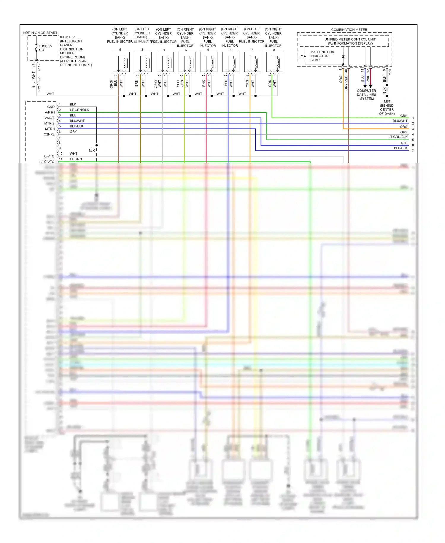 Wiring diagram computer data lines system for Nissan Titan I facelift (2007-2015) (17 of 53)