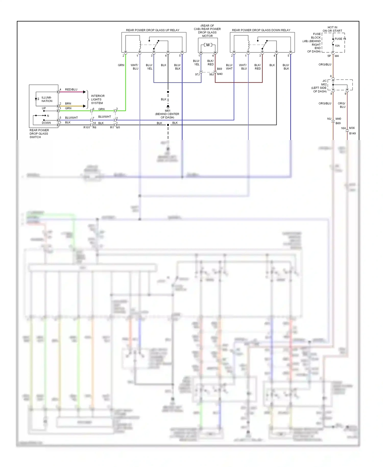 Wiring diagram encoder, limit switch ground for Nissan Titan I facelift (2007-2015) (1 of 1)