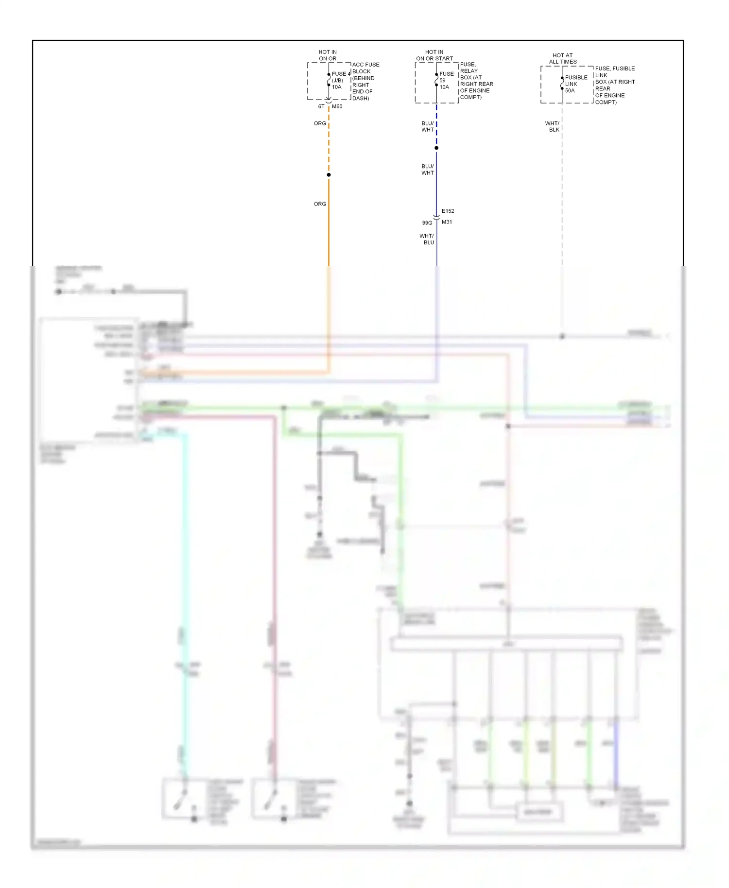 Wiring diagram shield shield for Nissan Titan I facelift (2007-2015) (3 of 5)
