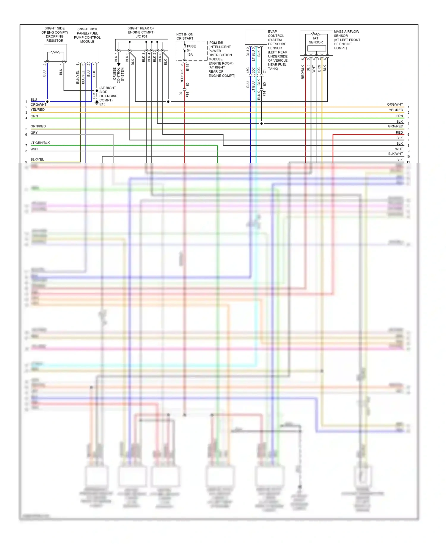 Wiring diagram system control for Nissan Titan I facelift (2007-2015) (1 of 1)