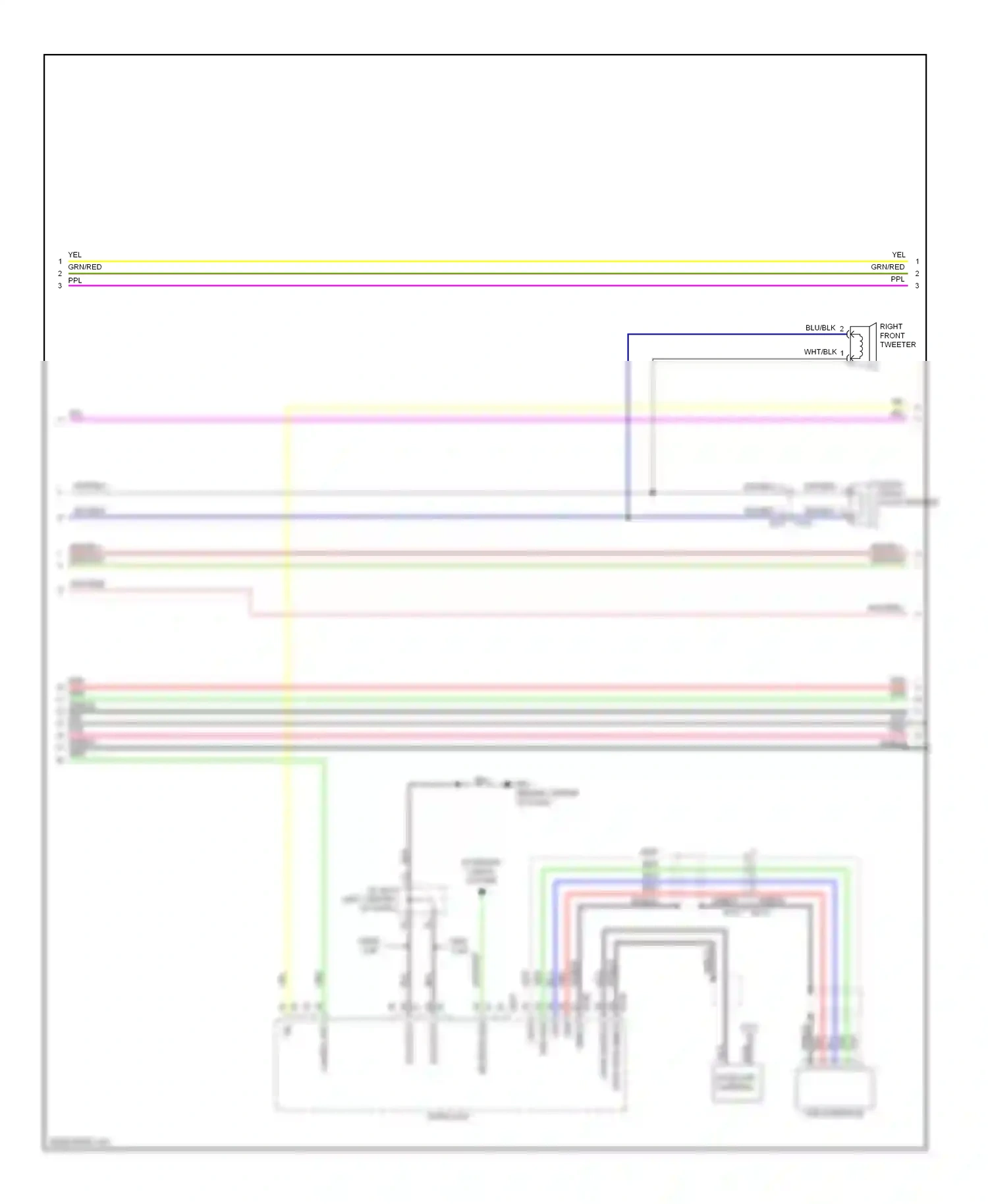 Wiring diagram usb interface for Nissan Titan I facelift (2007-2015) (1 of 4)
