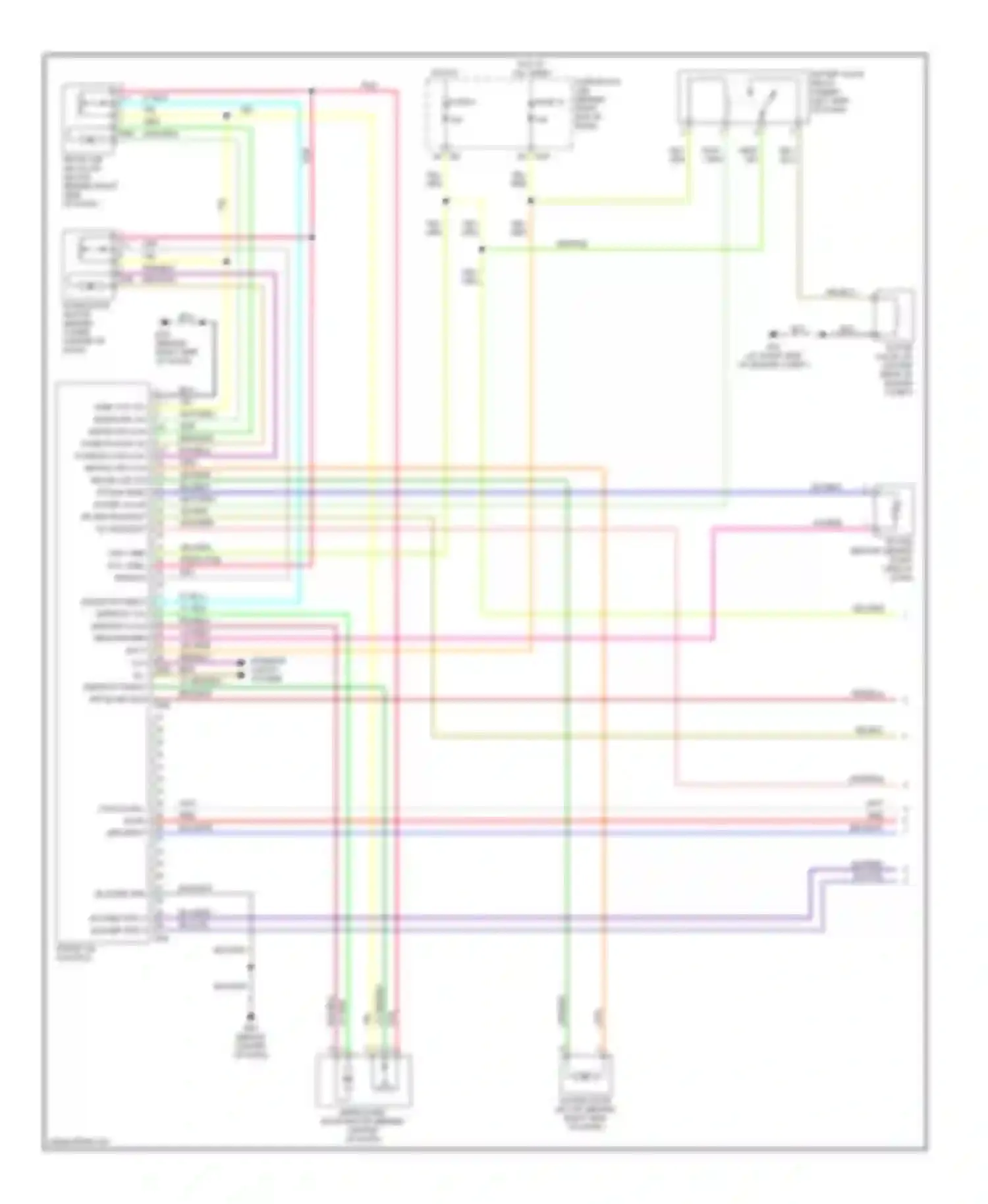 Titan Nissan I (2003-2006): Manual a/c circuit (1 of 3)