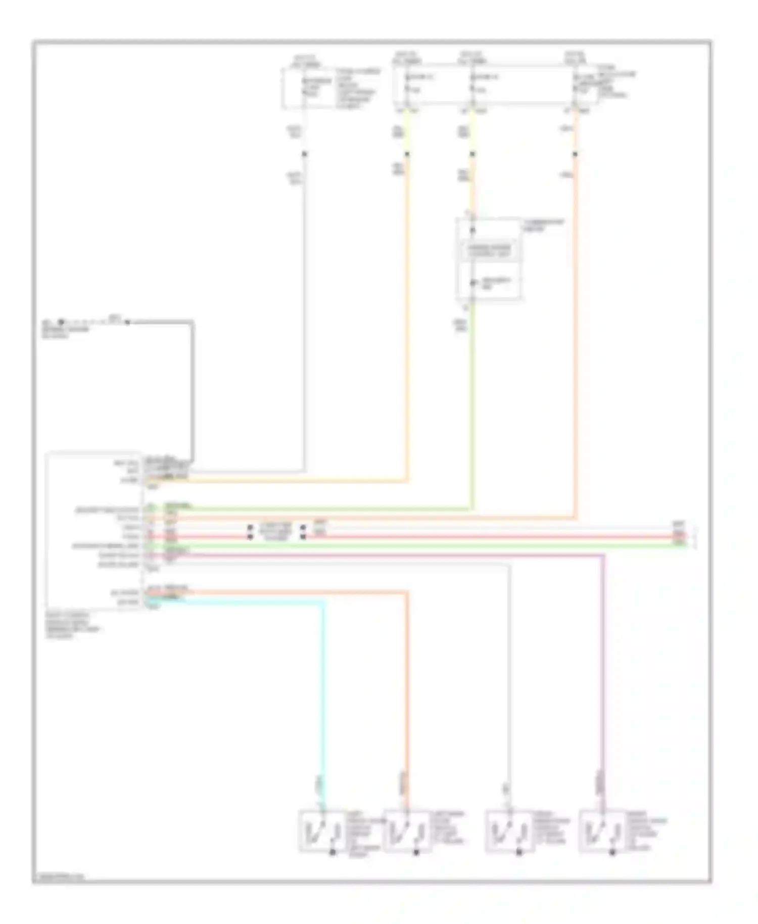 Titan Nissan I (2003-2006): Forced entry circuit, crew cab (1 of 2)