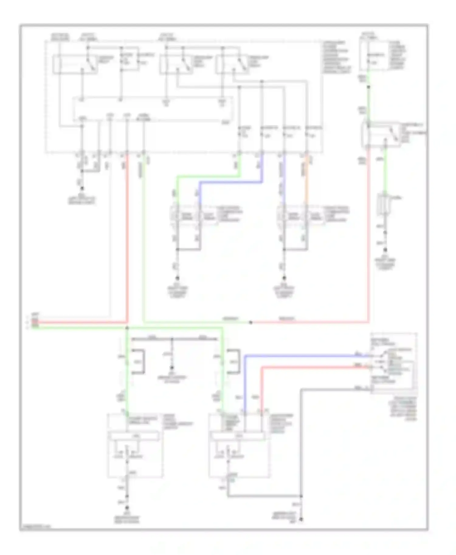 Titan Nissan I (2003-2006): Forced entry circuit, crew cab (2 of 2)
