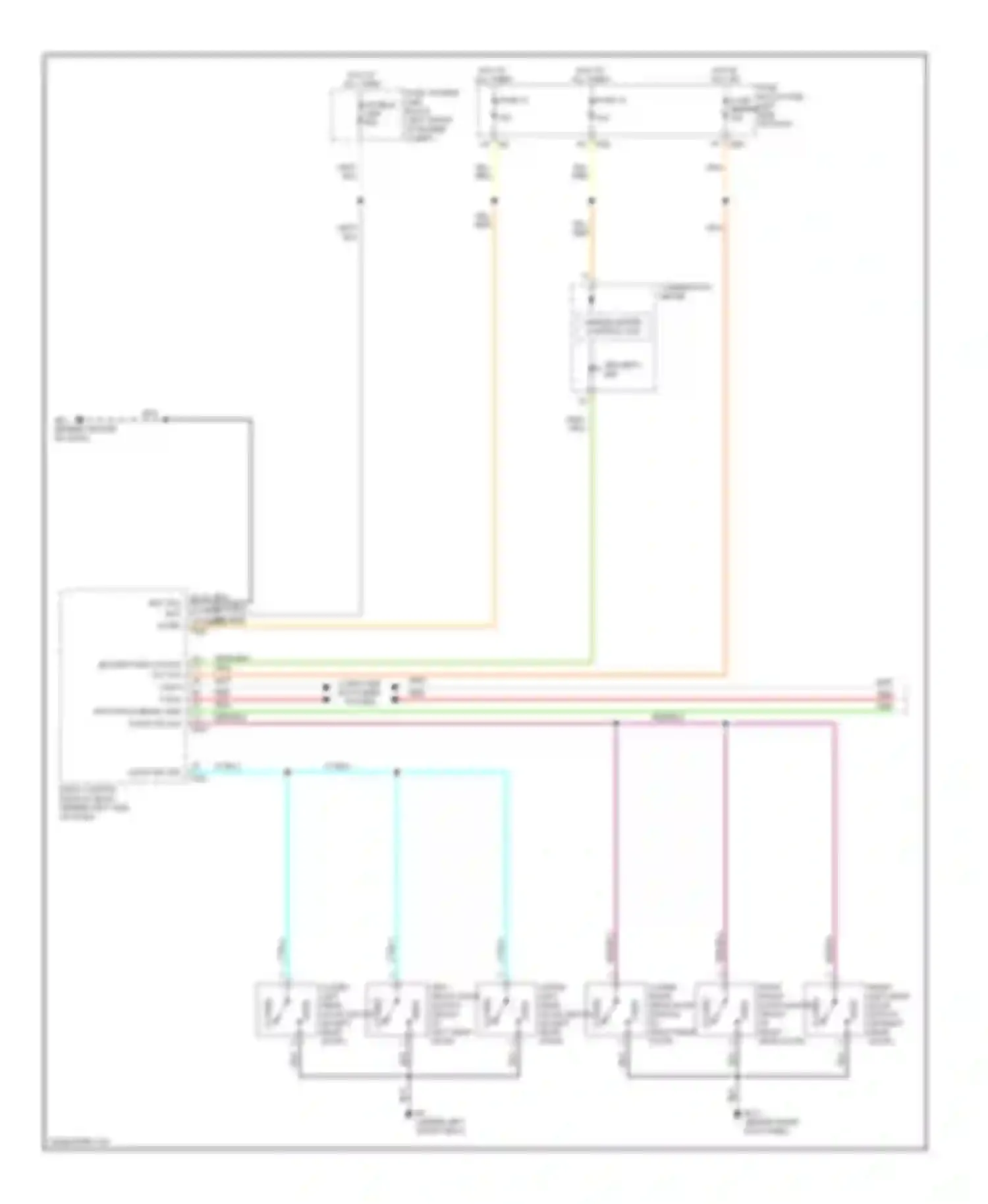 Titan Nissan I (2003-2006): Forced entry circuit, except crew cab (1 of 2)