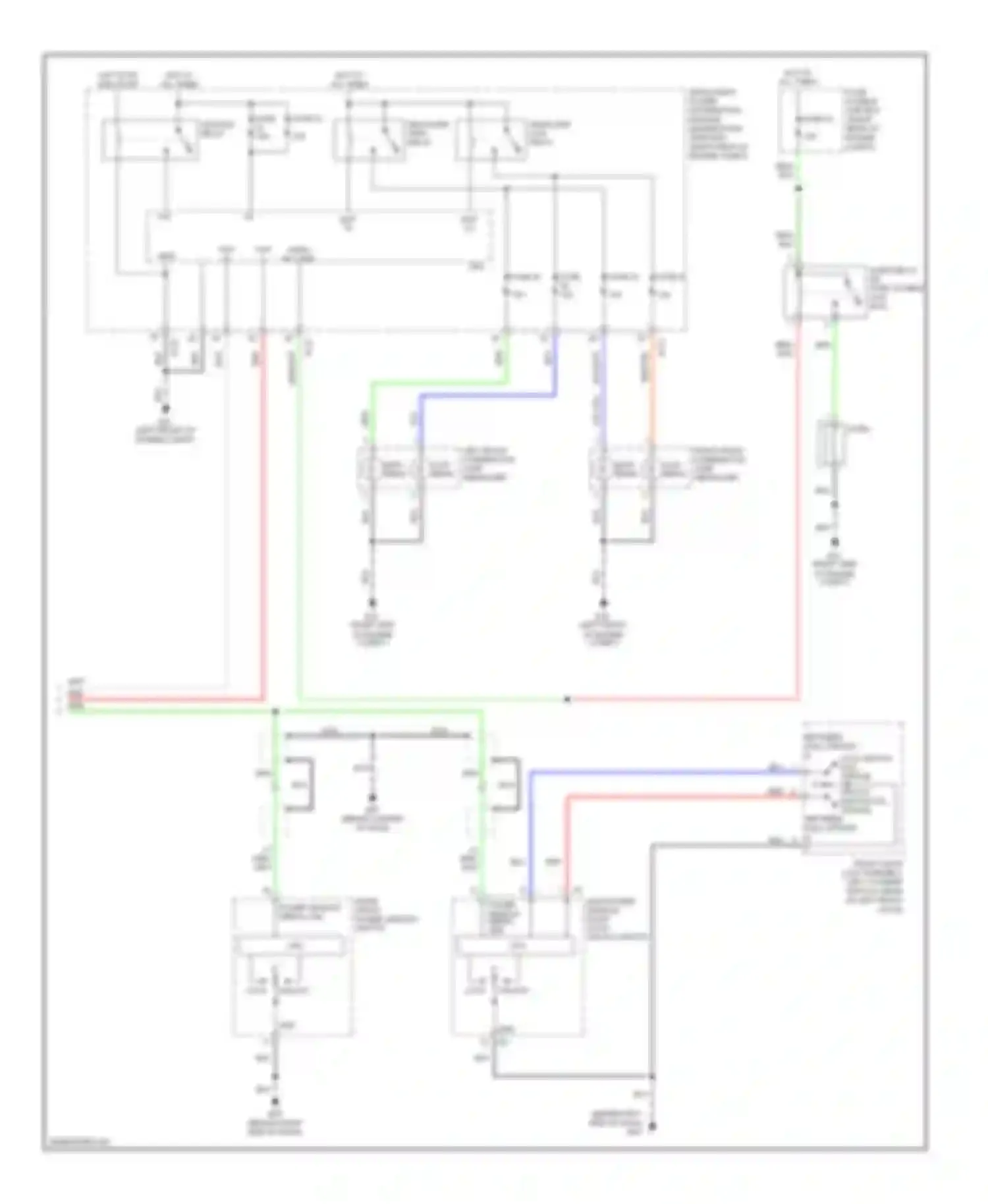 Titan Nissan I (2003-2006): Forced entry circuit, except crew cab (2 of 2)