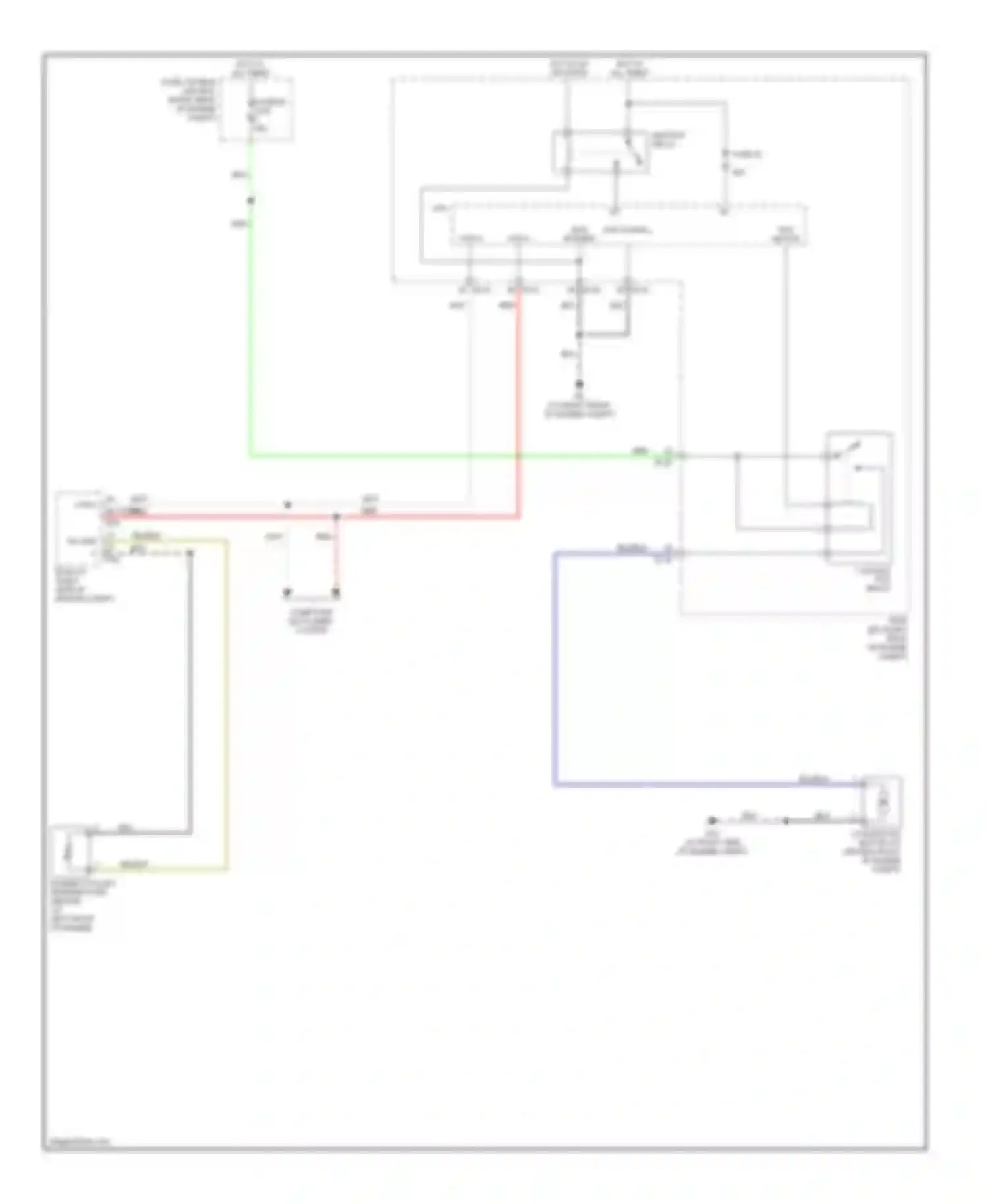 Titan Nissan I (2003-2006): Cooling fan circuit