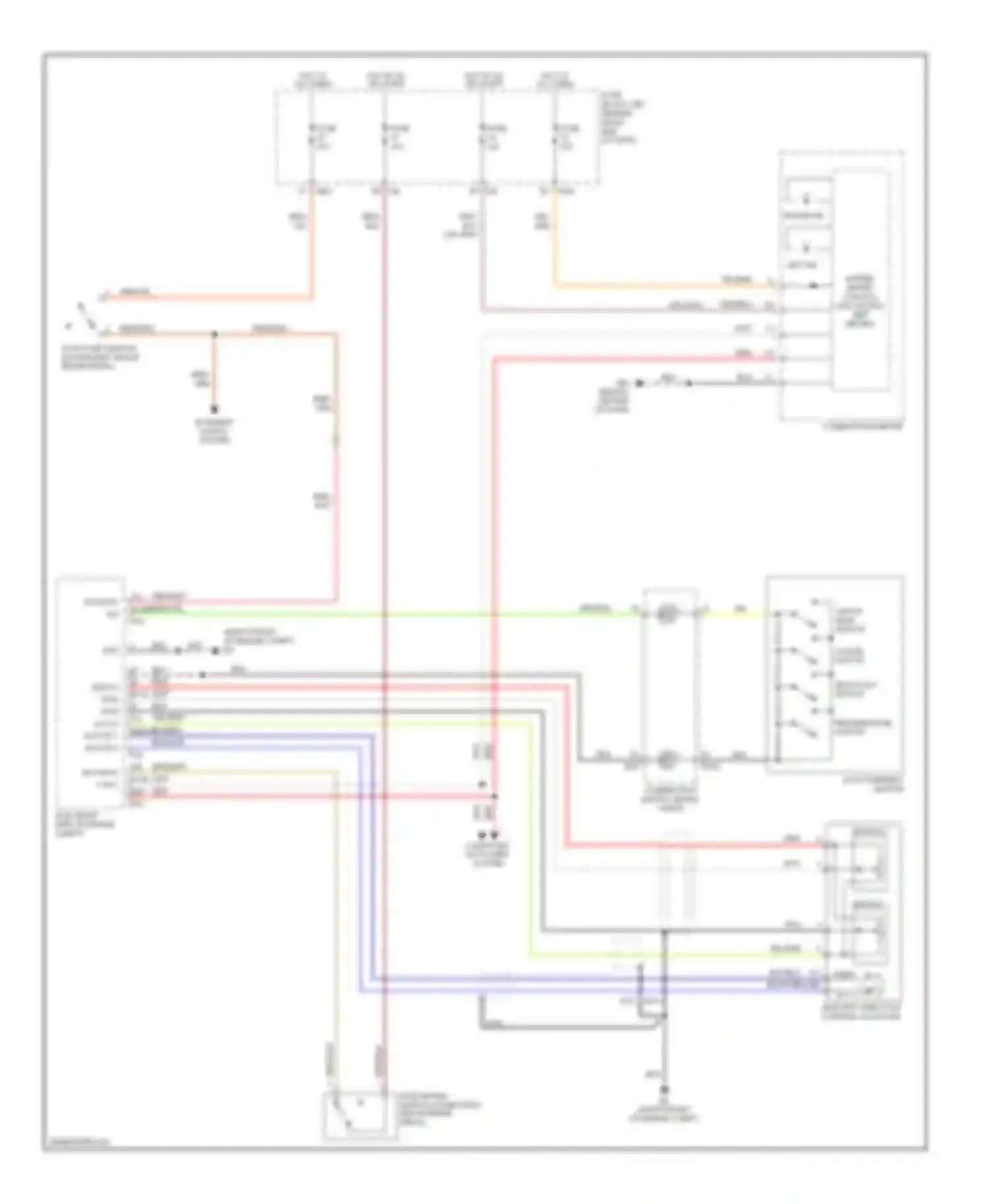 Titan Nissan I (2003-2006): Cruise control circuit, without icc
