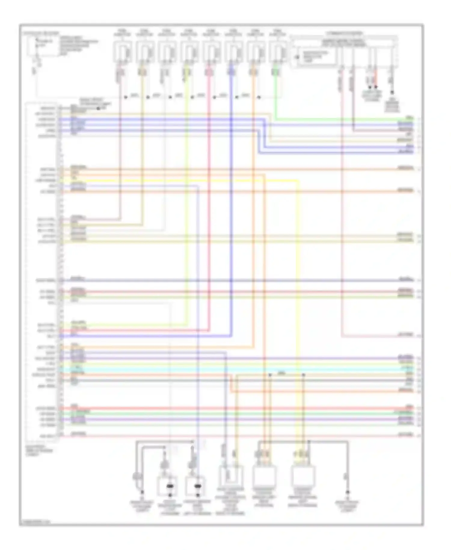 Titan Nissan I (2003-2006): Wiring diagram engine performance 5.6l (1 of 4)