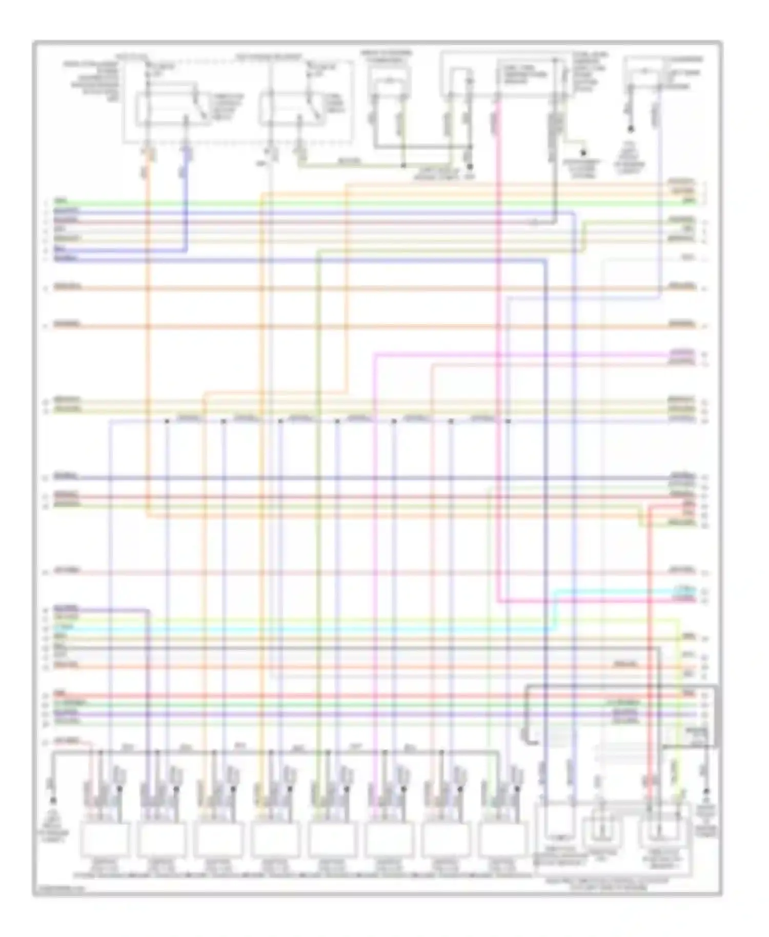 Titan Nissan I (2003-2006): Wiring diagram engine performance 5.6l (2 of 4)