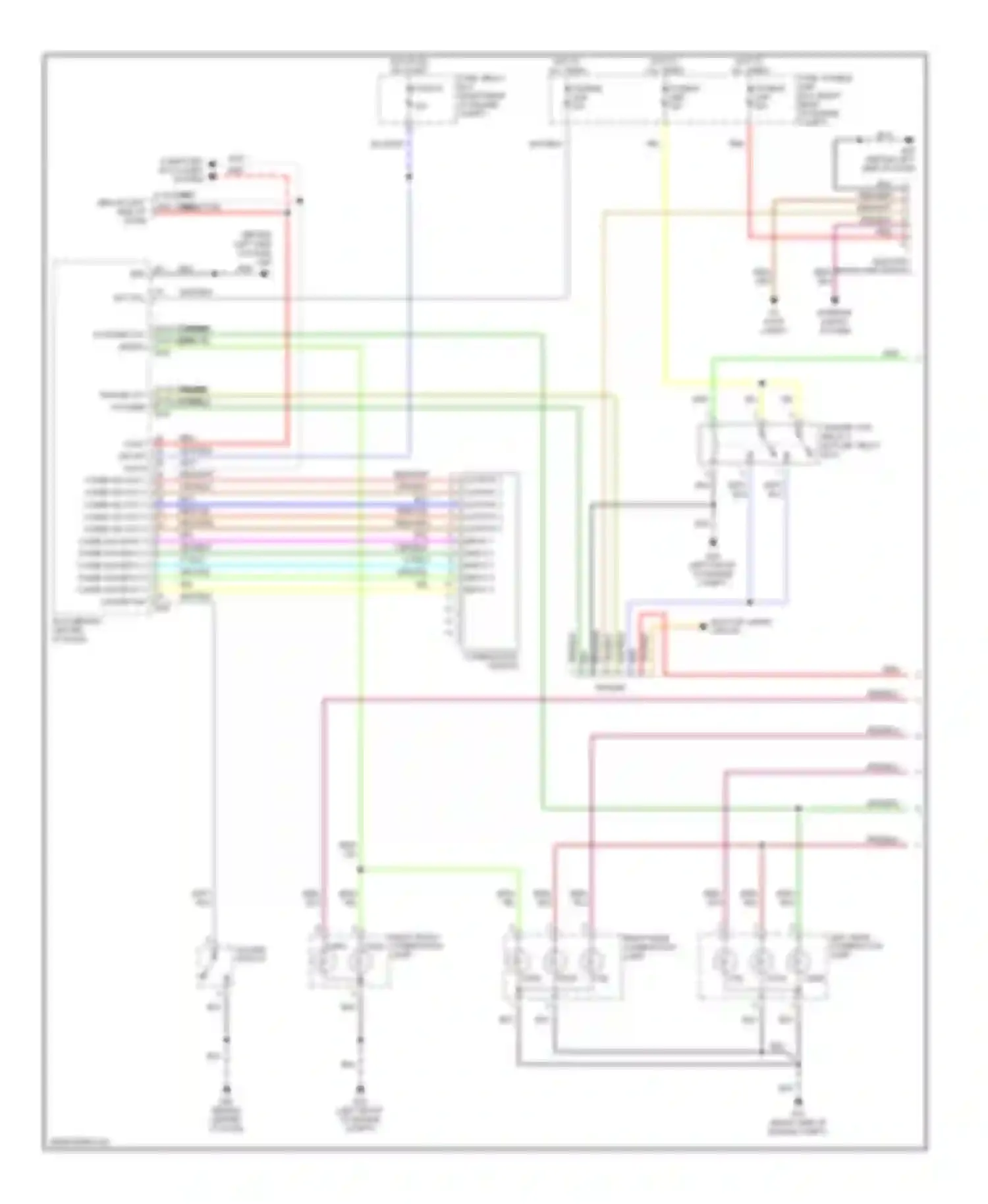 Titan Nissan I (2003-2006): Exterior lamps & trailer connector circuit (1 of 2)