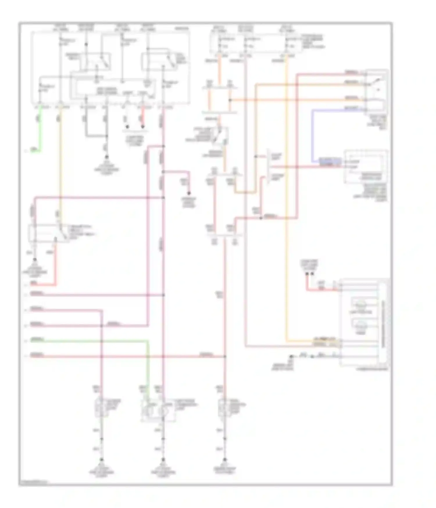 Titan Nissan I (2003-2006): Exterior lamps & trailer connector circuit (2 of 2)