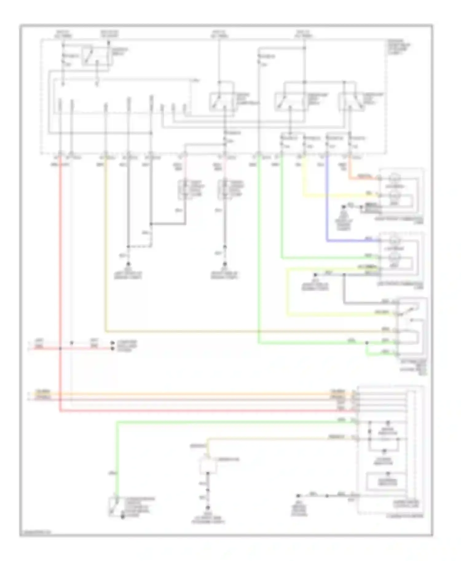 Titan Nissan I (2003-2006): Headlamps circuit, with drl (2 of 2)