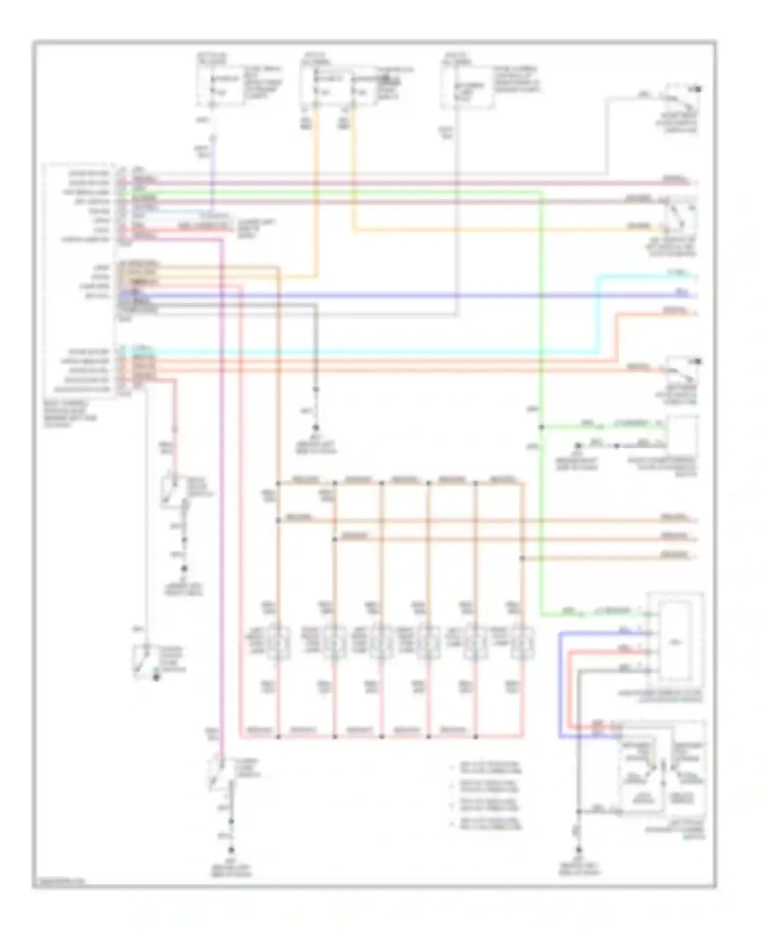 Titan Nissan I (2003-2006): Courtesy lamps circuit (1 of 2)