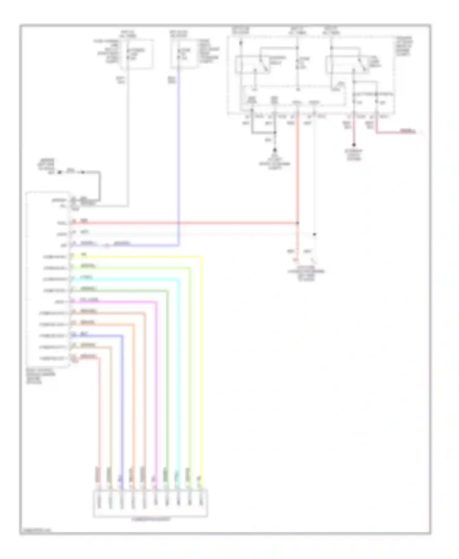 Titan Nissan I (2003-2006): Instrument illumination circuit (1 of 2)