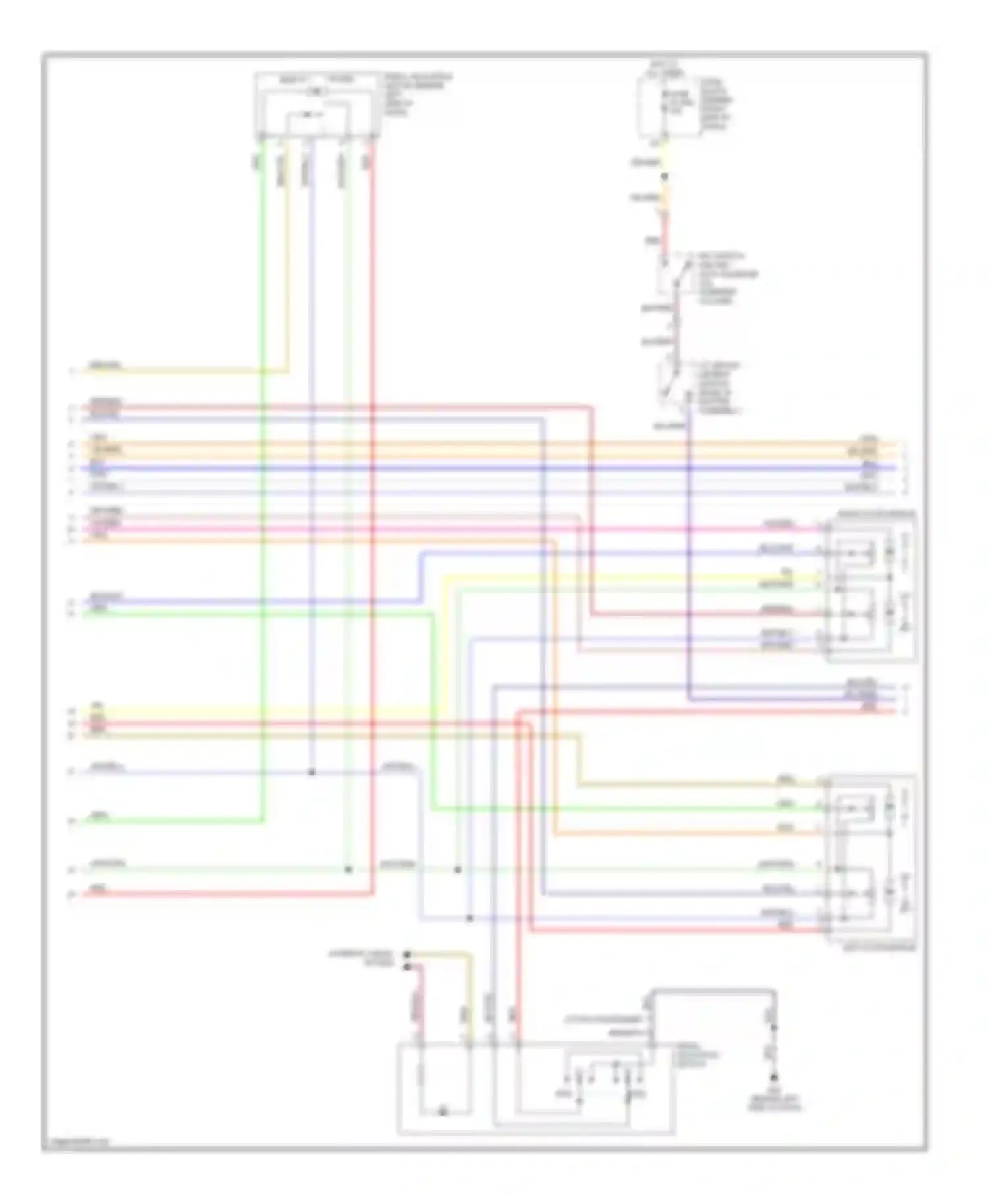 Titan Nissan I (2003-2006): Memory systems circuit (2 of 3)