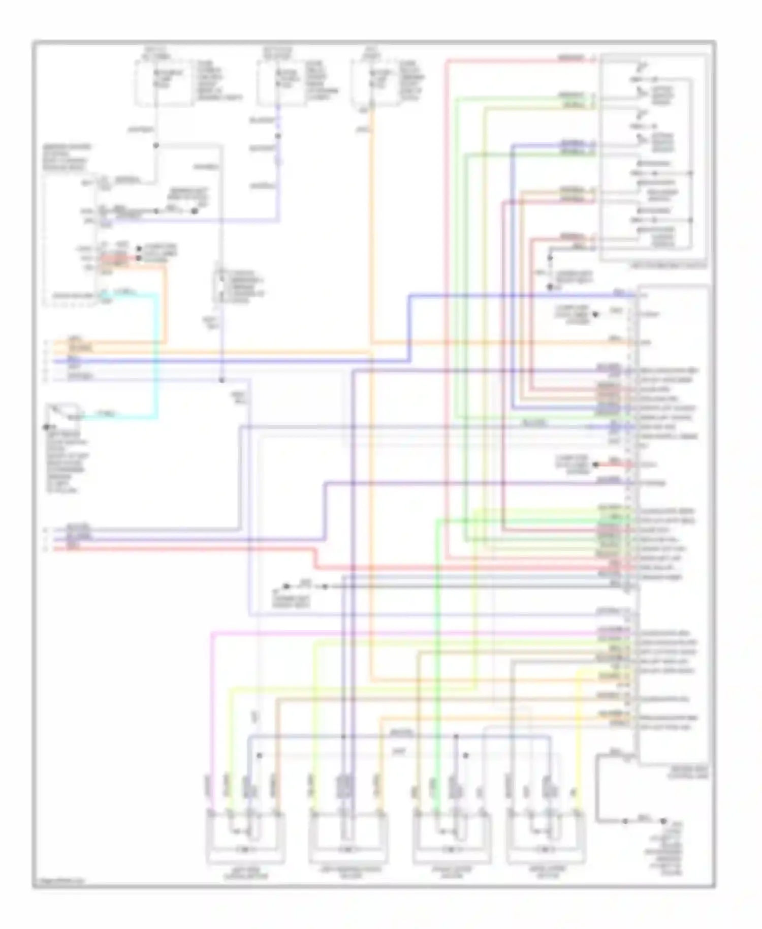 Titan Nissan I (2003-2006): Memory systems circuit (3 of 3)