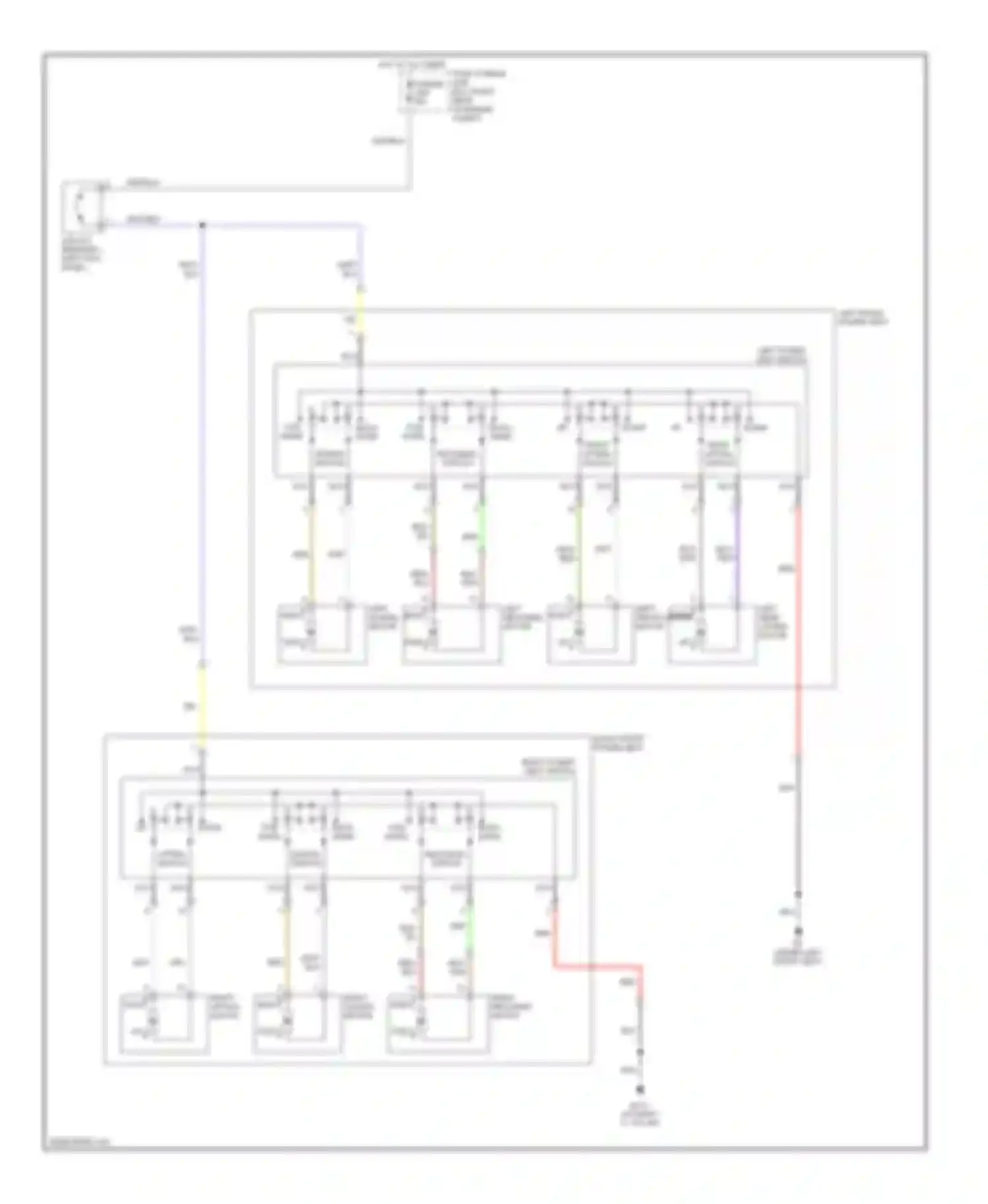 Titan Nissan I (2003-2006): Power seat circuit