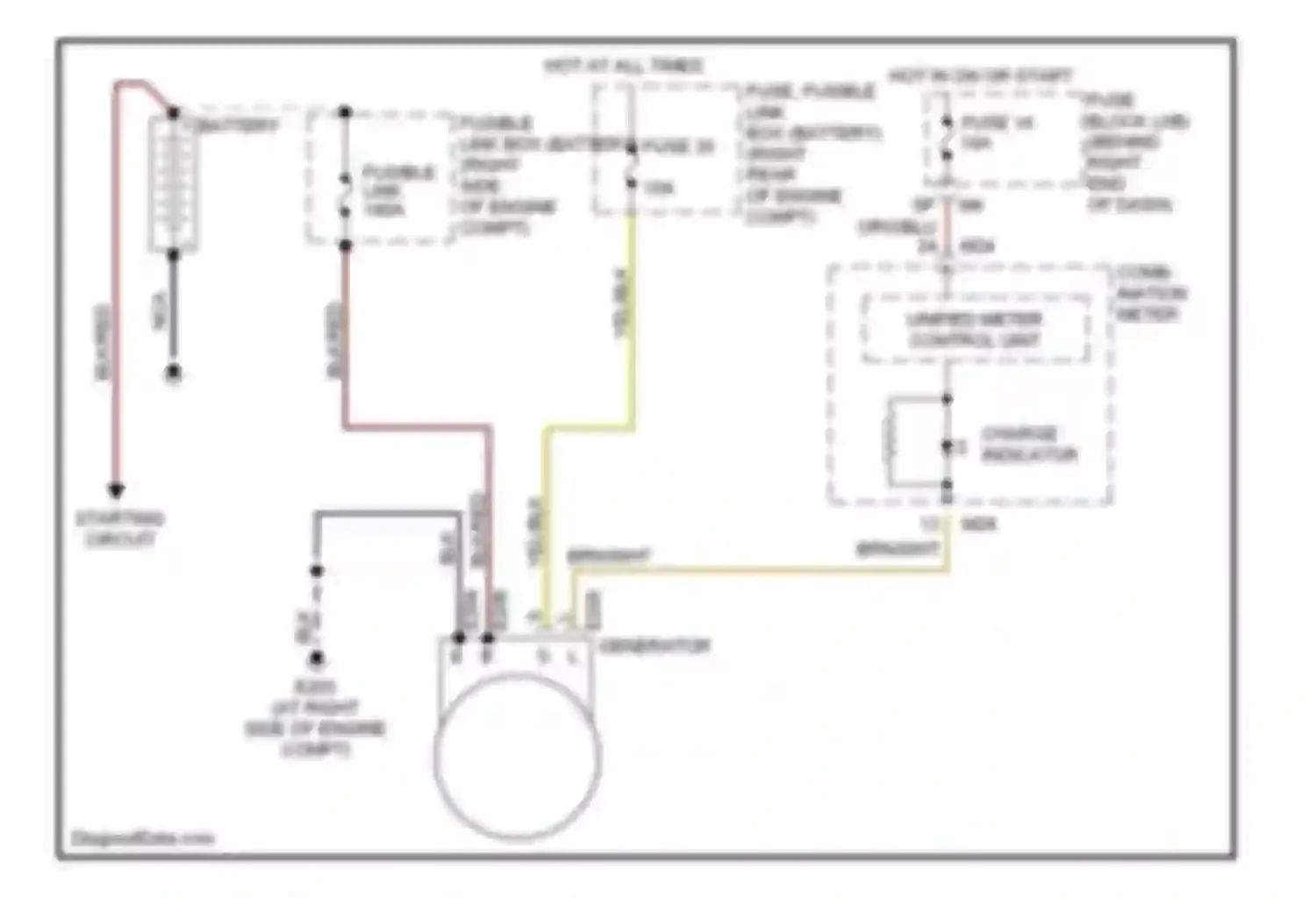 Titan Nissan I (2003-2006): Charging circuit