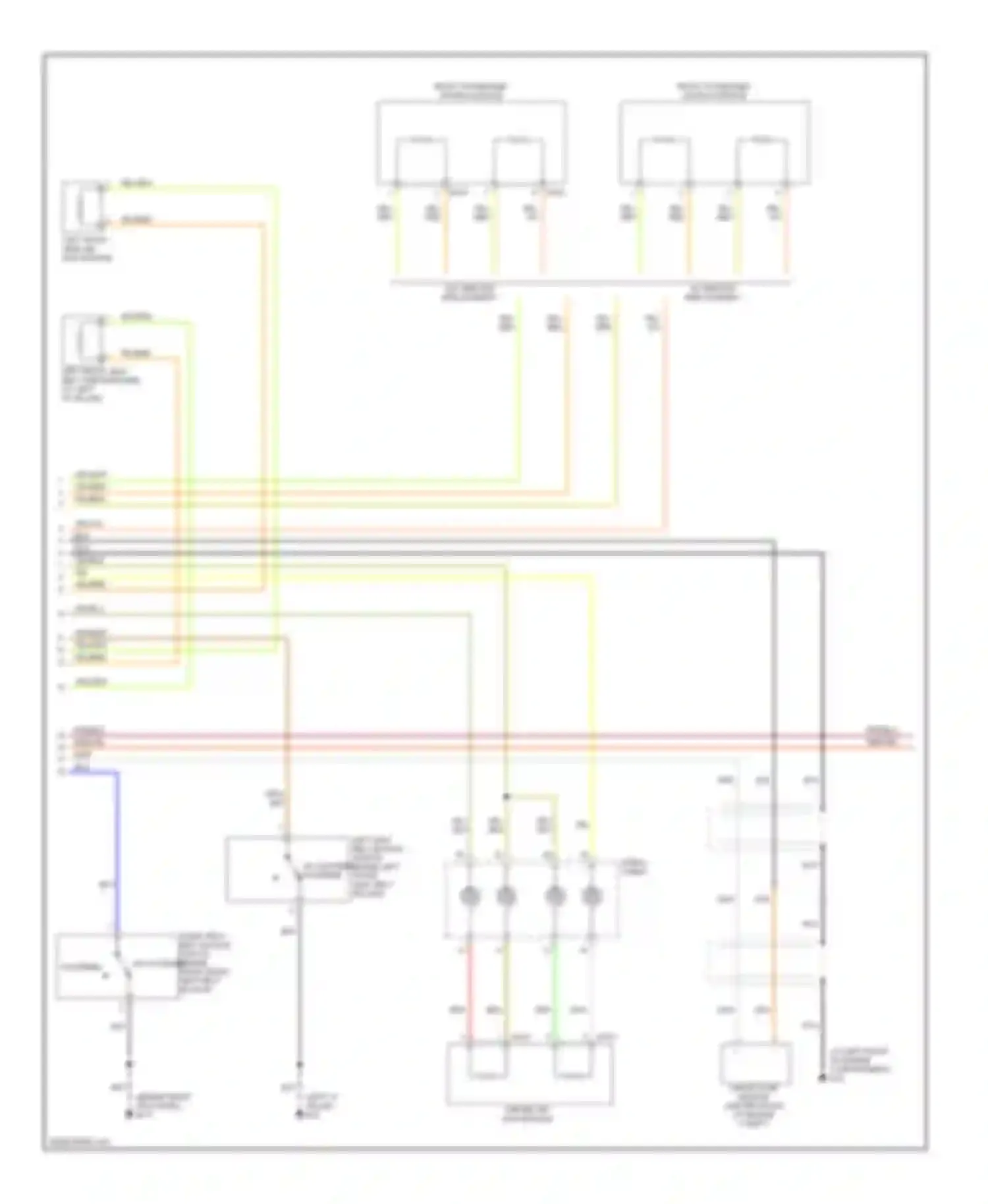 Titan Nissan I (2003-2006): Supplemental restraints circuit (2 of 3)