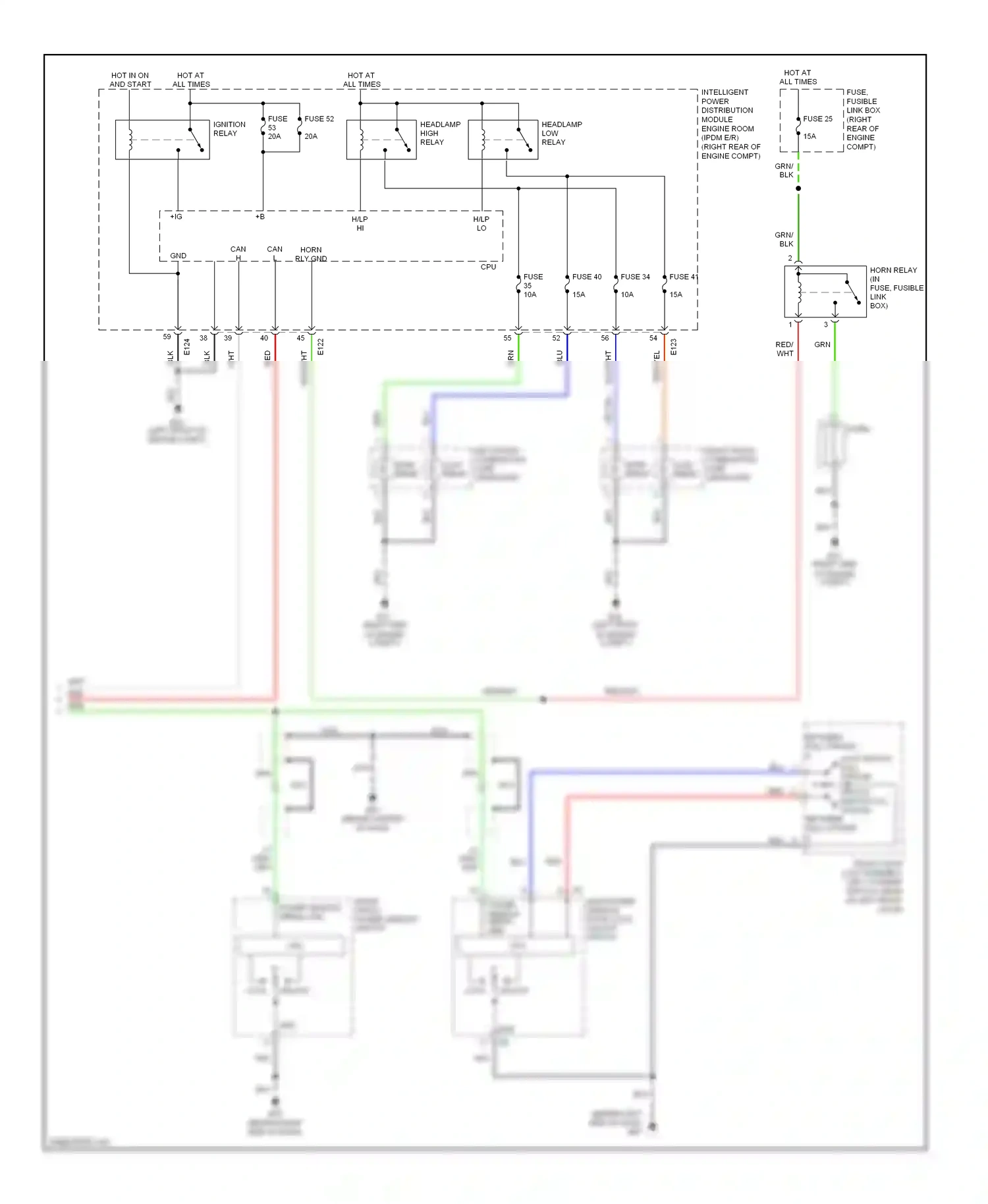 Wiring diagram compt) for Nissan Titan I (2003-2006) (1 of 4)