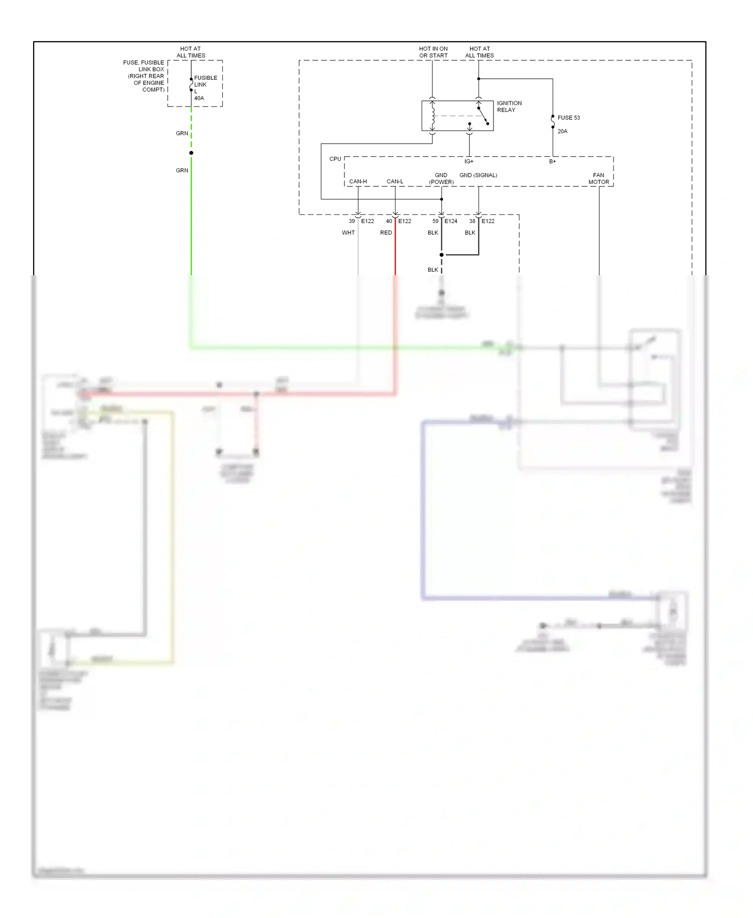 Wiring diagram computer data lines system for Nissan Titan I (2003-2006) (4 of 27)