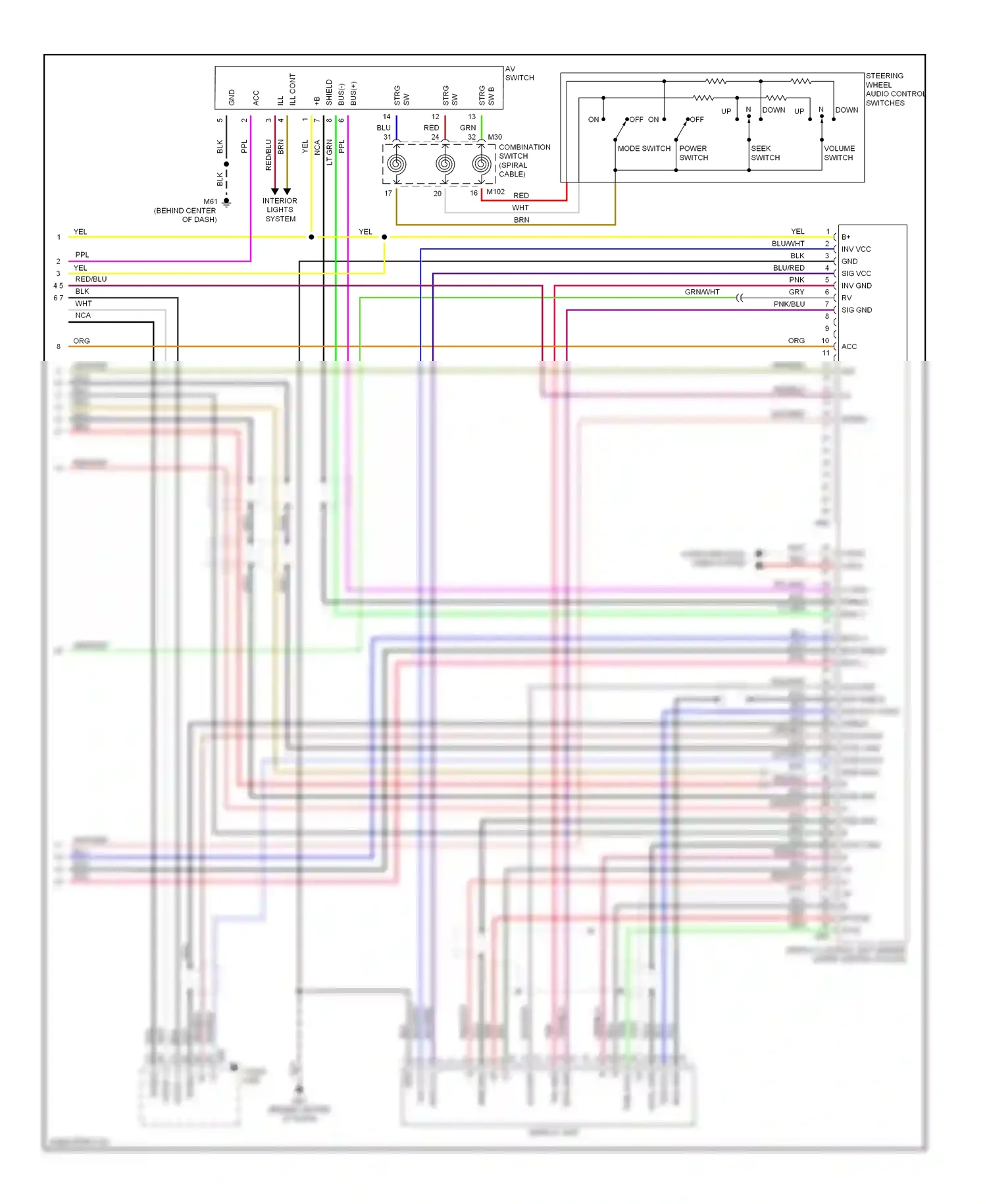 Wiring diagram display unit for Nissan Titan I (2003-2006) (1 of 2)