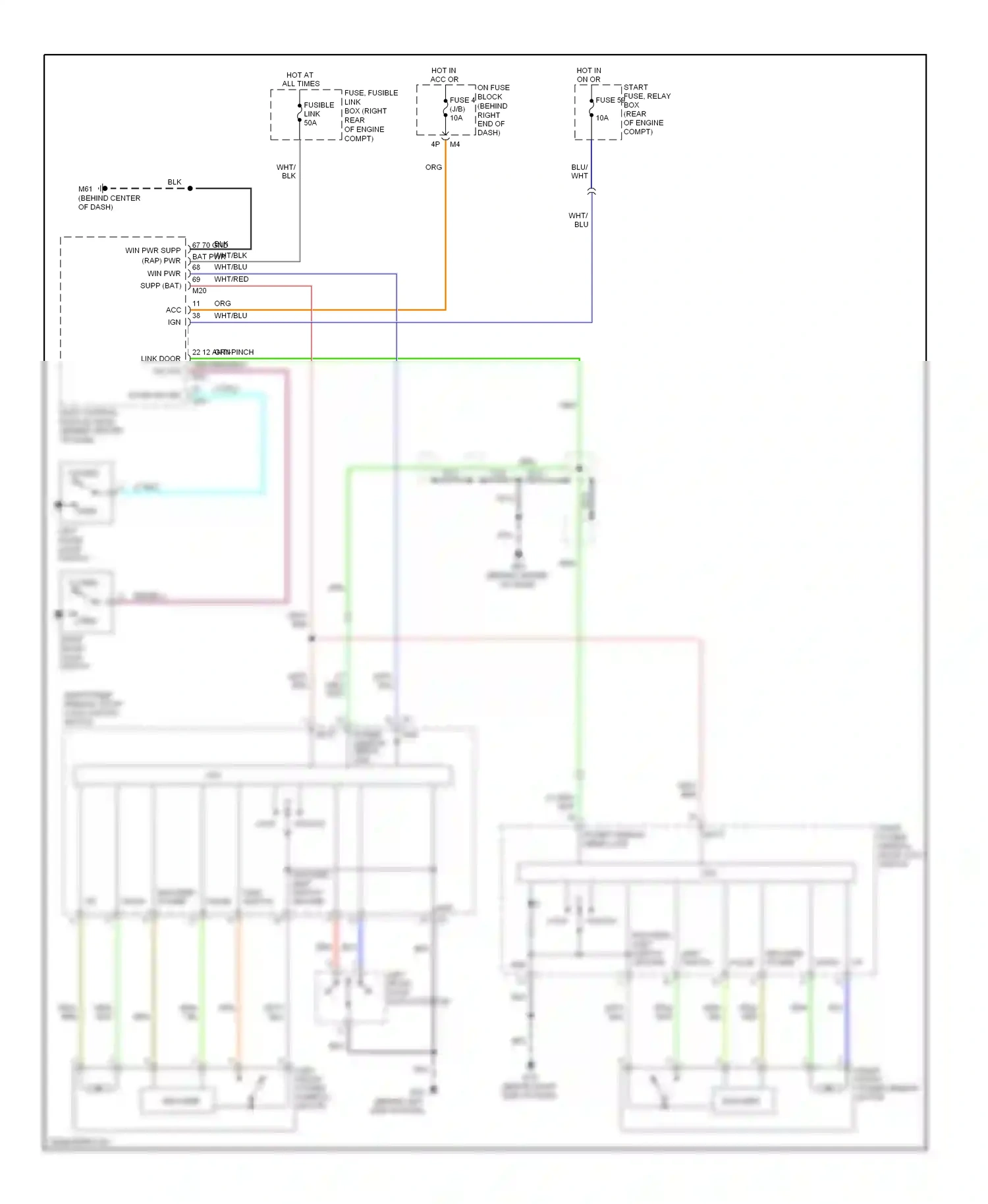 Wiring diagram encoder, limit switch ground for Nissan Titan I (2003-2006) (2 of 2)