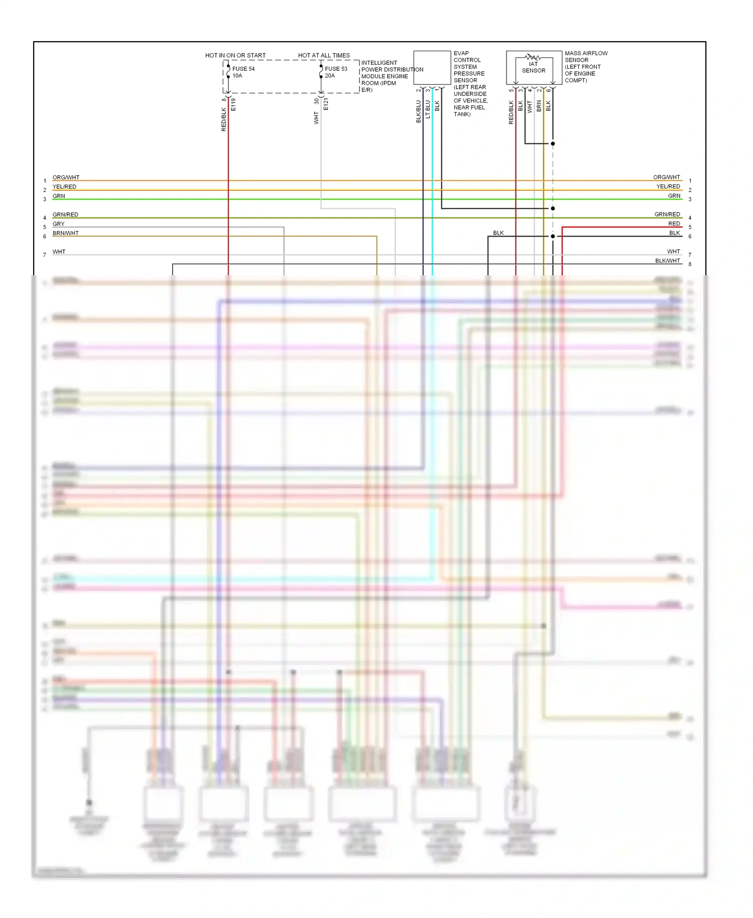 Wiring diagram iat sensor for Nissan Titan I (2003-2006) (1 of 1)
