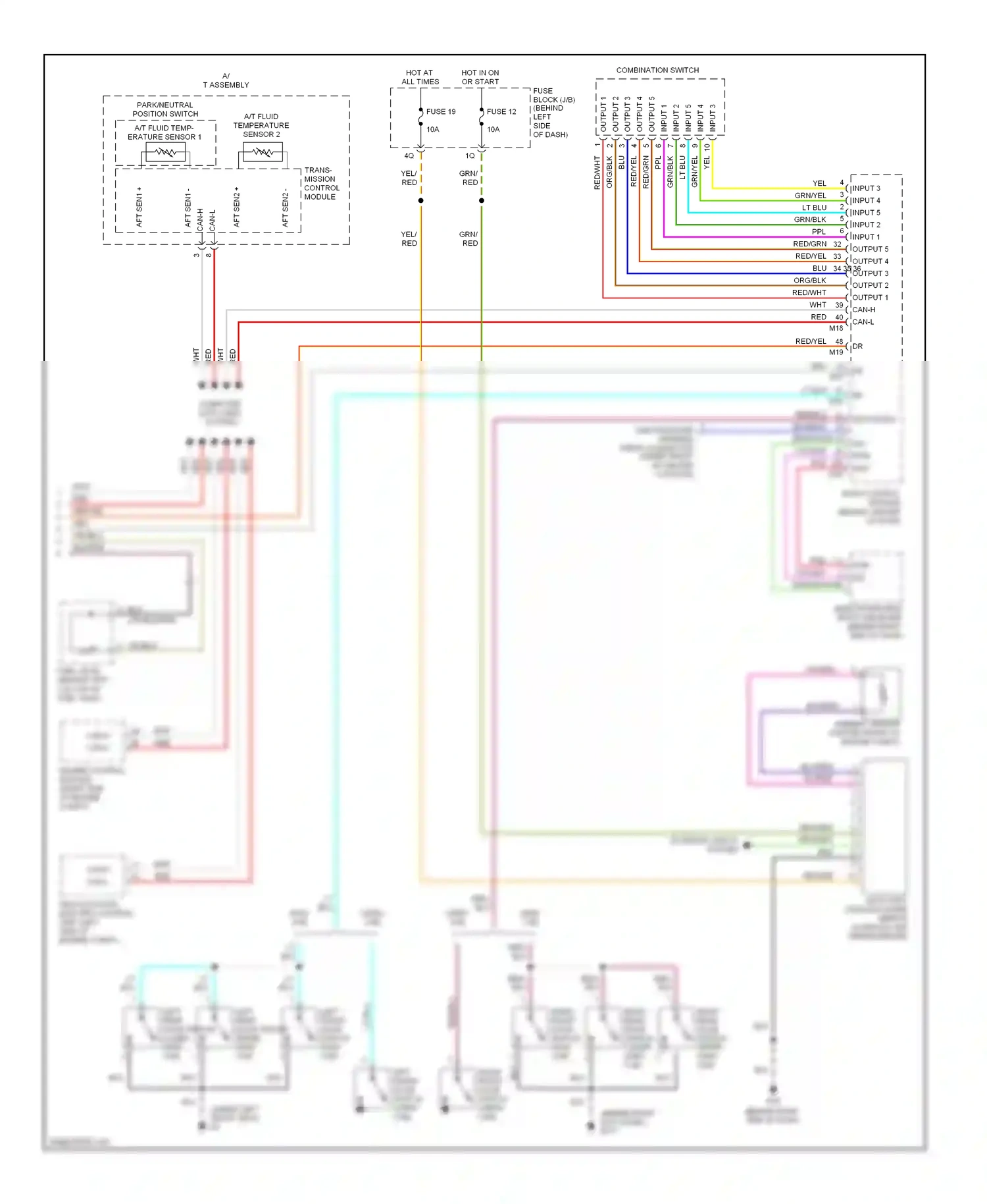 Wiring diagram input 3 for Nissan Titan I (2003-2006) (1 of 3)