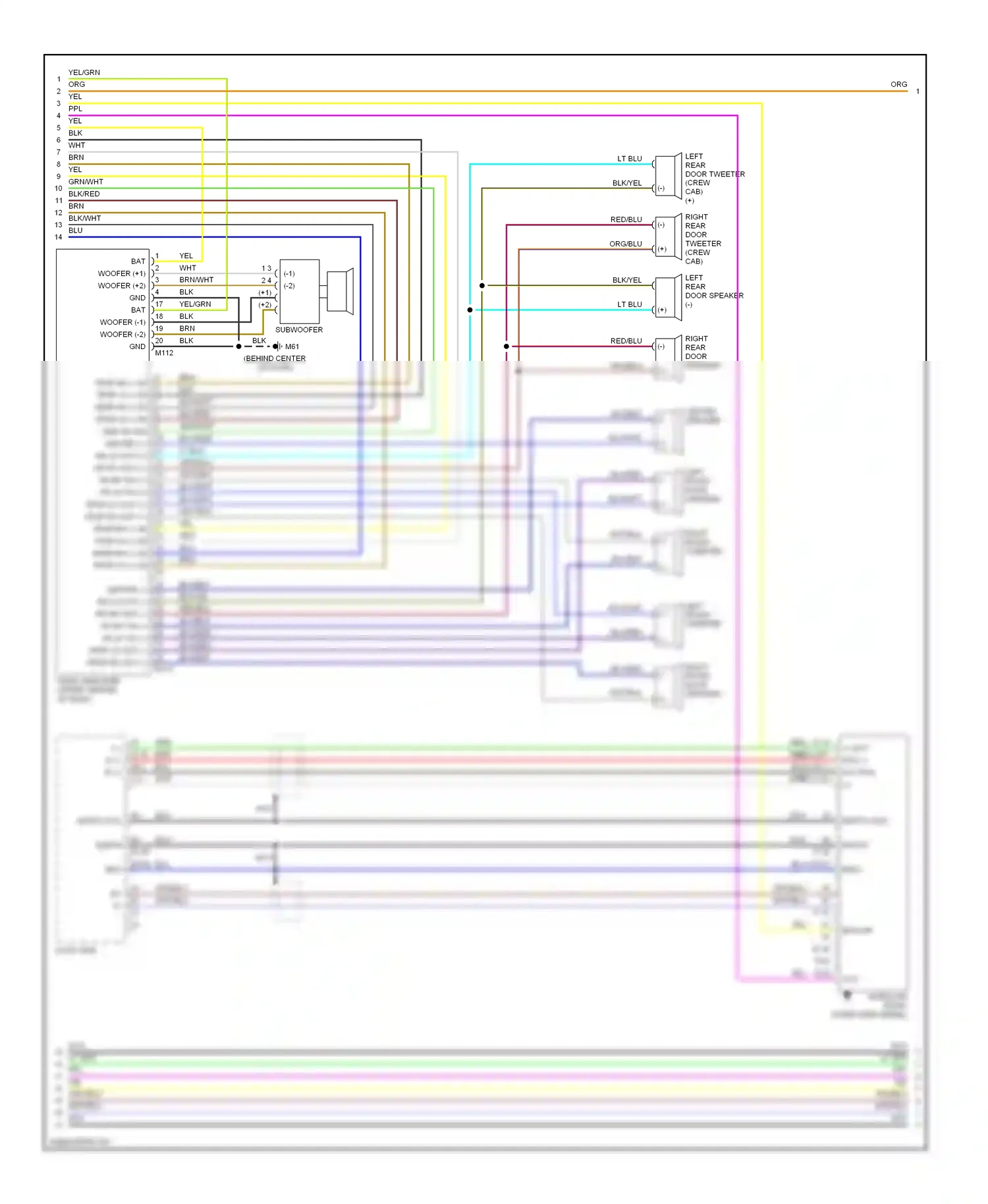 Wiring diagram req+ for Nissan Titan I (2003-2006) (2 of 3)